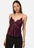 Adelia Camisole Fig sold by Cami NYC