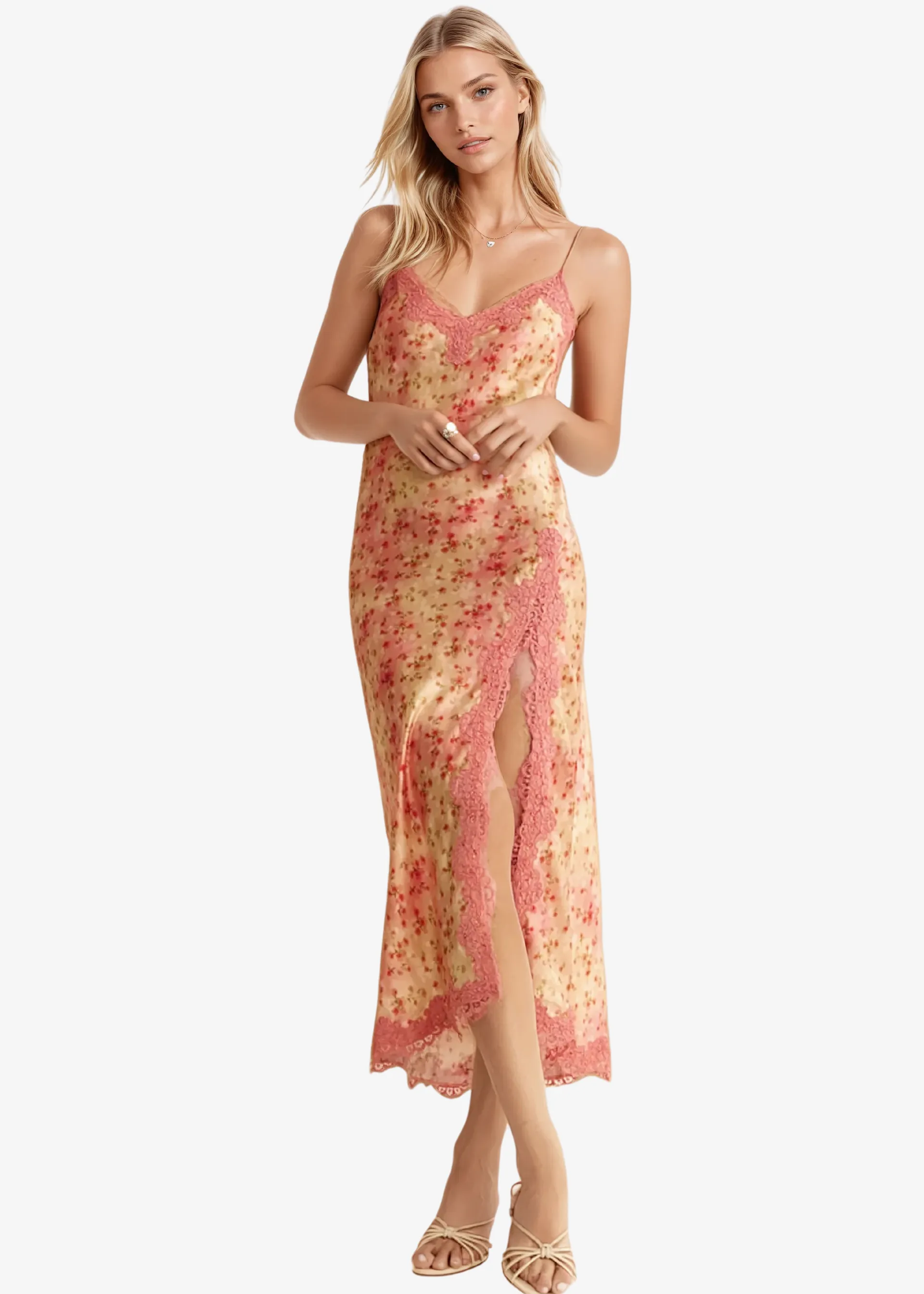 Peride Dress Sunset Ditsy sold by Cami NYC product image thumbnail 3
