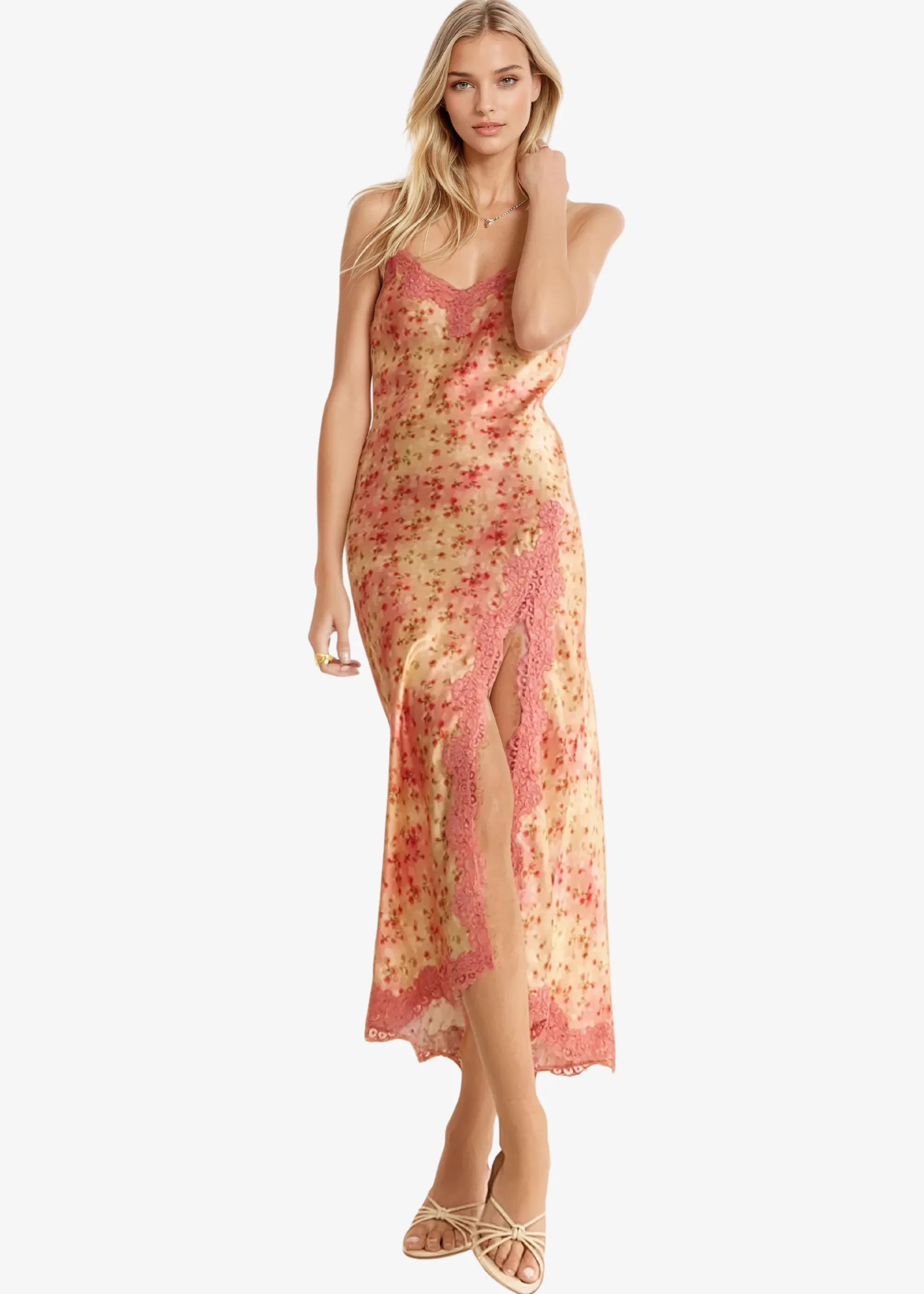 Peride Dress Sunset Ditsy sold by Cami NYC product image thumbnail 2