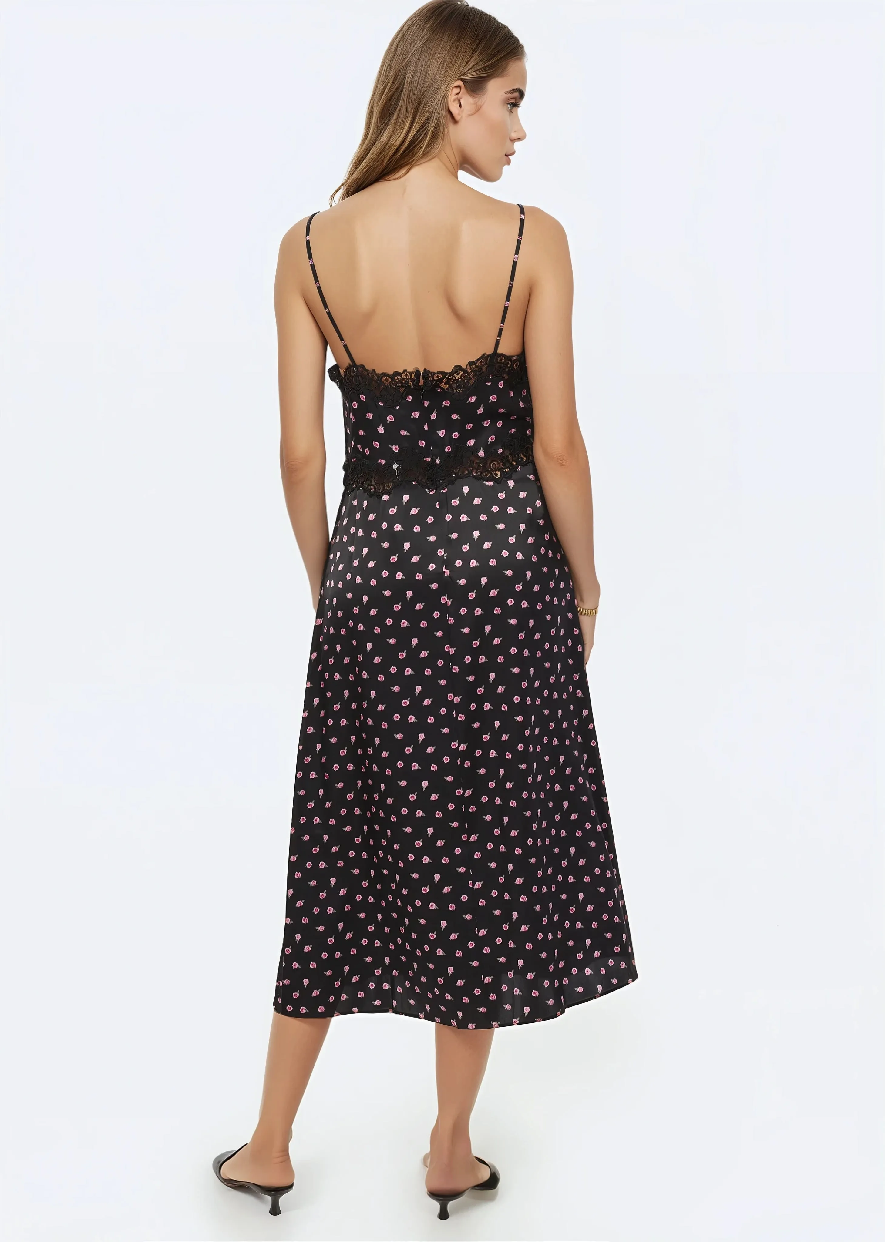 Rowena Dress Rosette sold by Cami NYC product image thumbnail 4