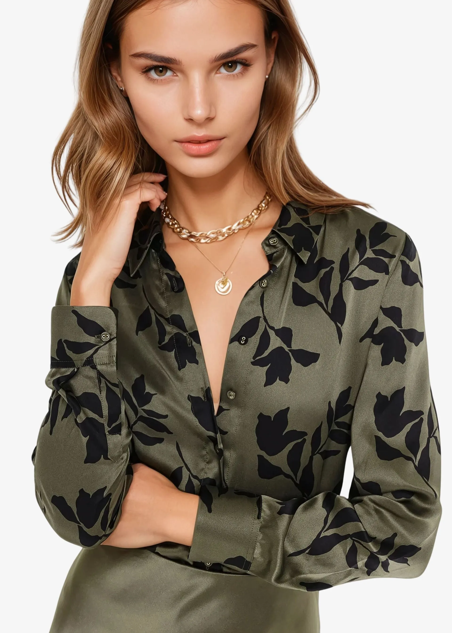 Veronique Blouse Pressed Floral sold by Cami NYC