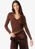 Rooney Rib Knit Top Malt sold by Cami NYC