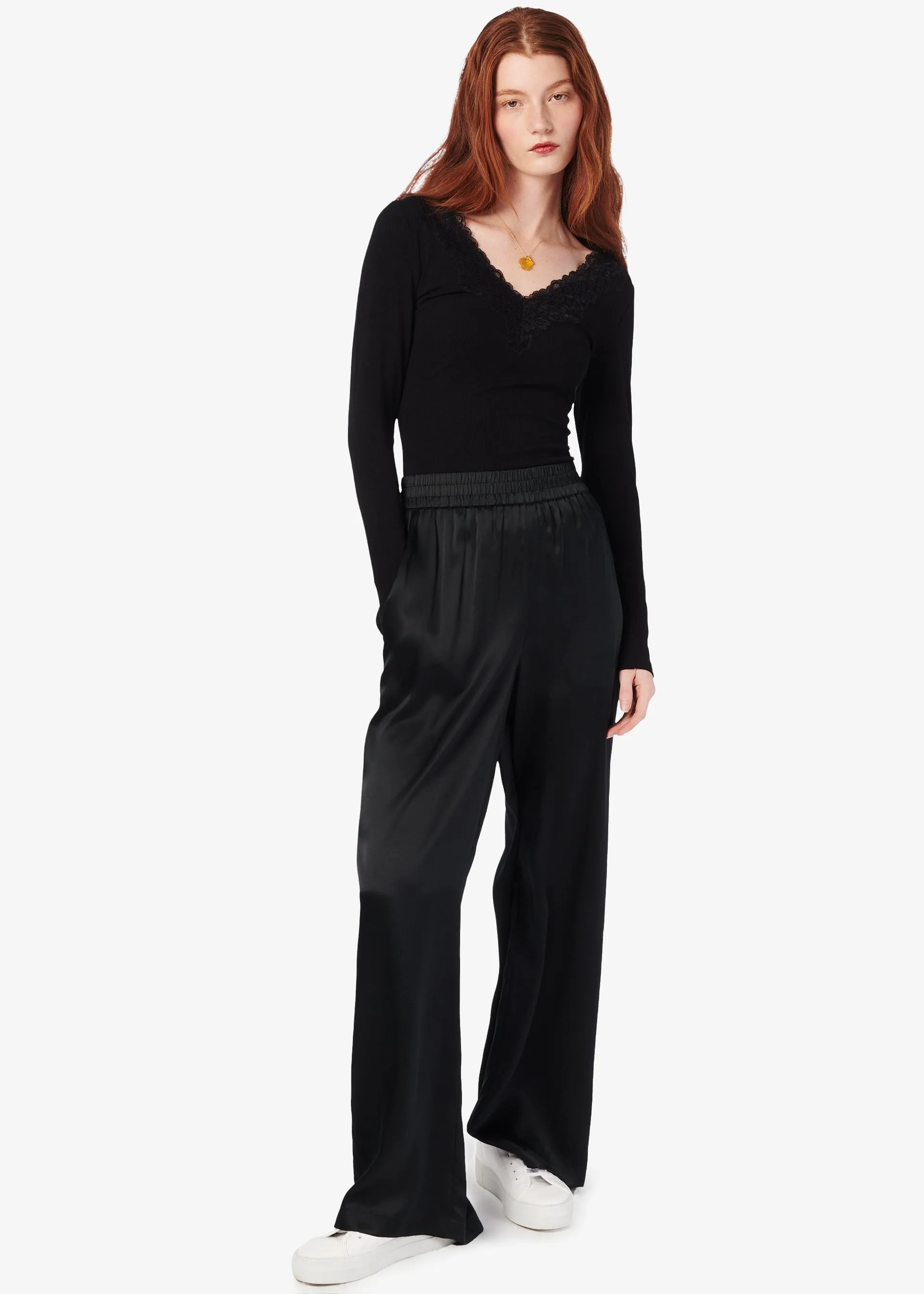 Rooney Rib Knit Top Black sold by CAMI product image thumbnail 2
