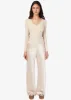 Rooney Rib Knit Top Bone sold by Cami NYC