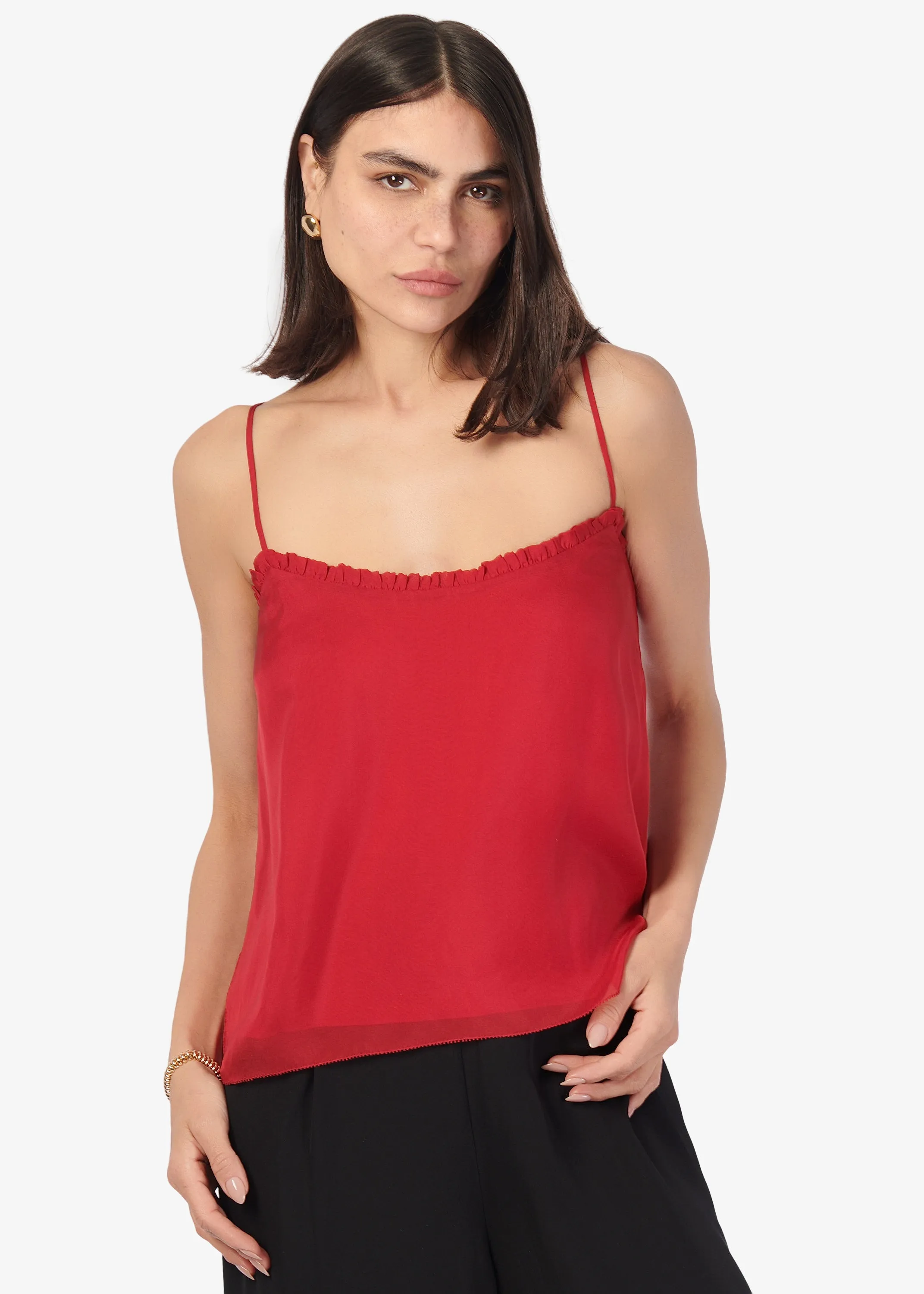 Inara Camisole Campari sold by Cami NYC