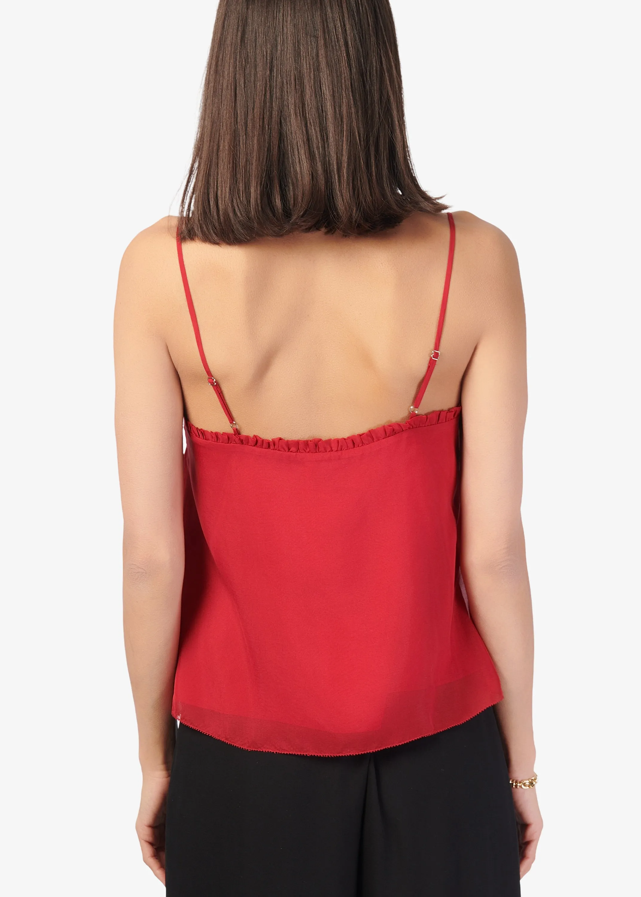 Inara Camisole Campari sold by Cami NYC product image thumbnail 4