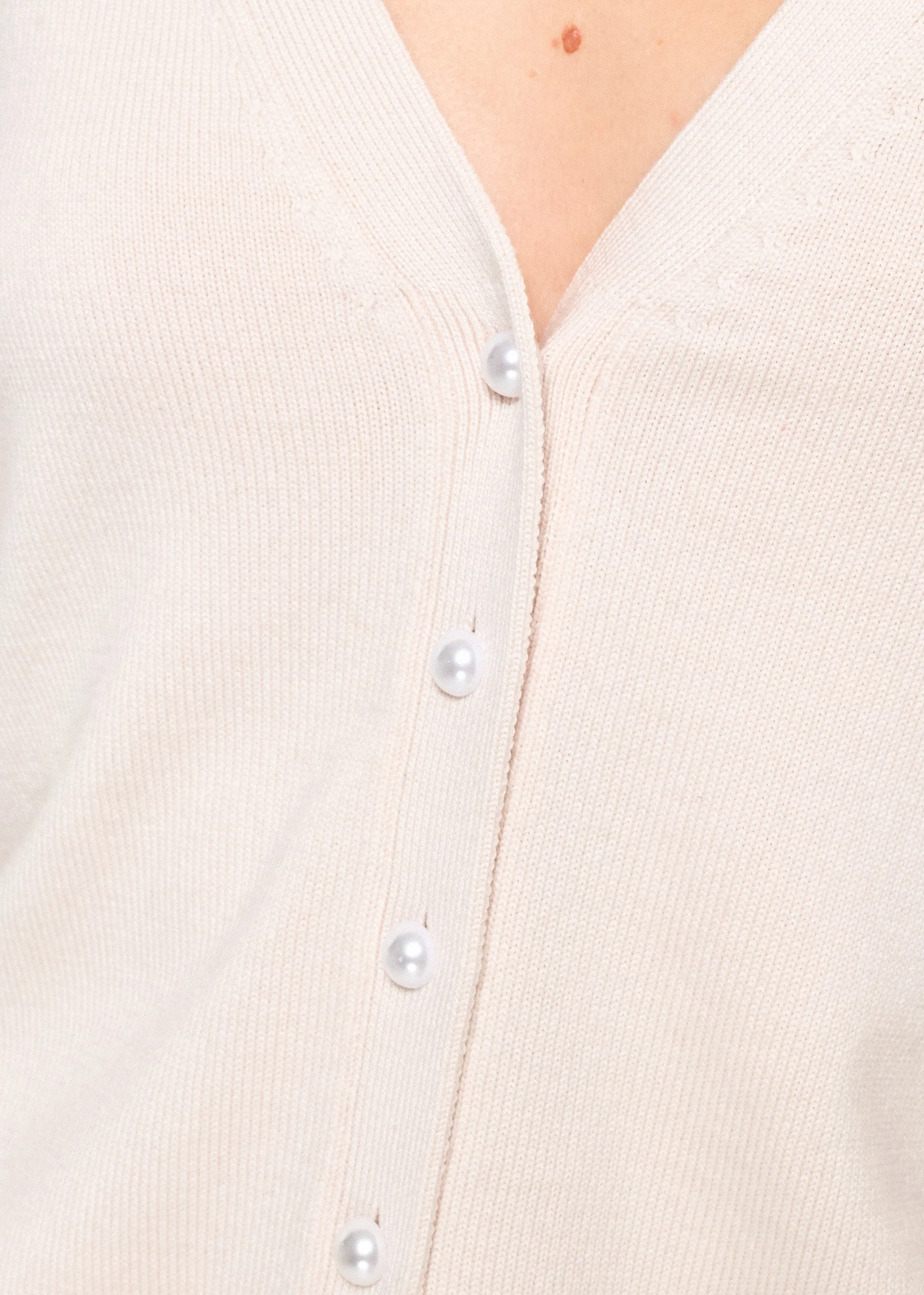 Narin Cardigan Bone sold by Cami NYC product image thumbnail 5