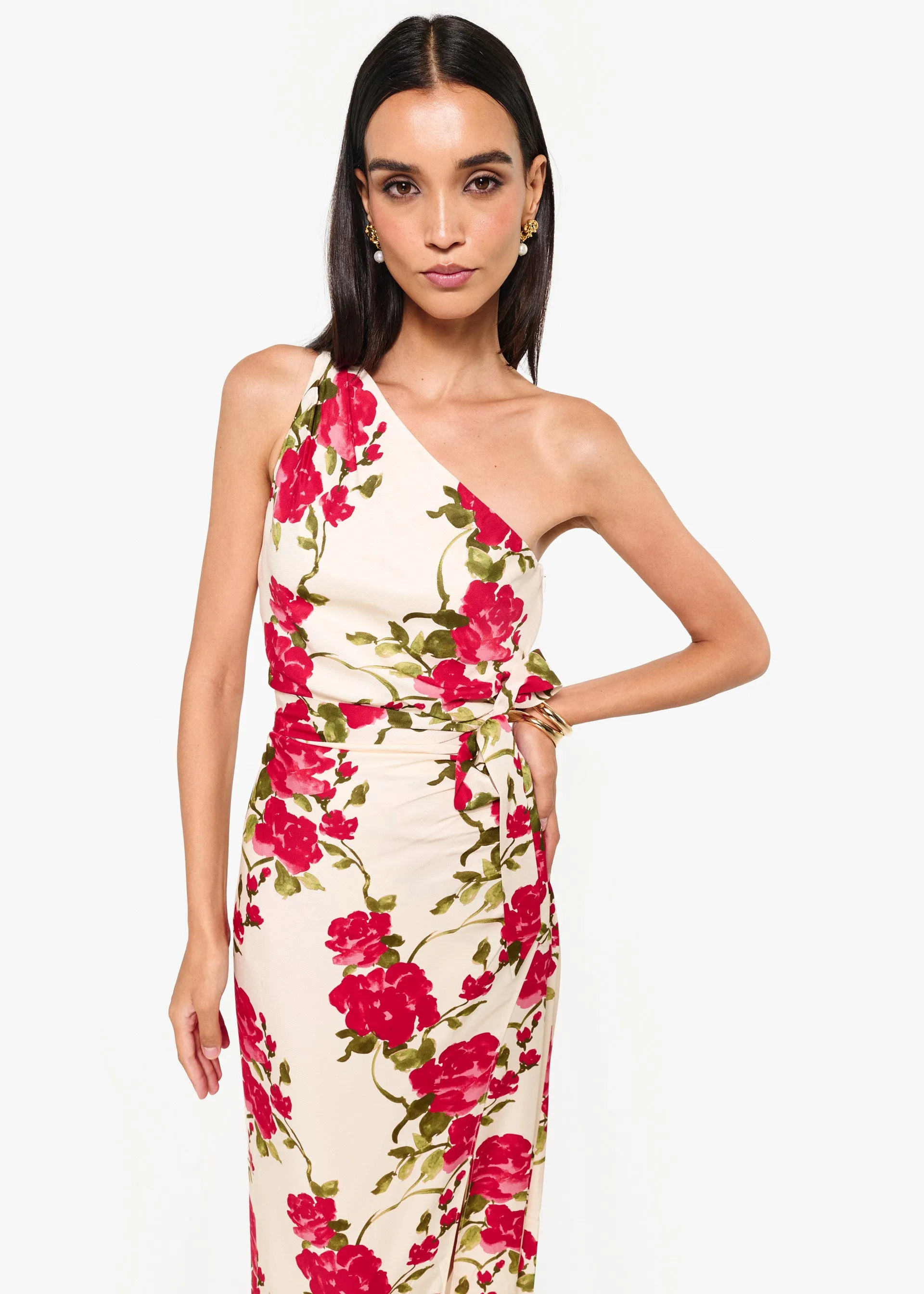 Nanu Dress Campari Watercolor sold by CAMI product image thumbnail 3