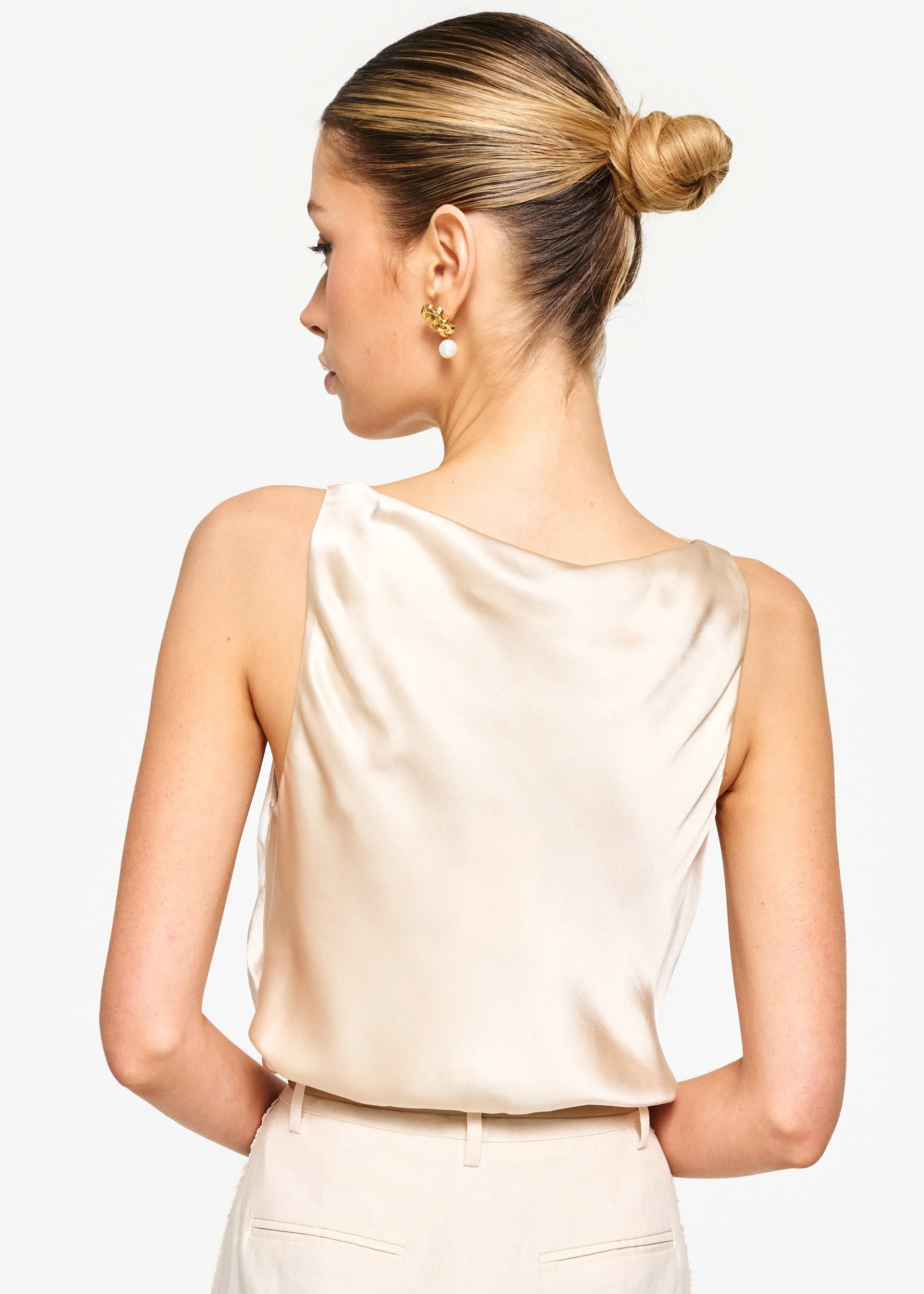 Marris Camisole Bone sold by Cami NYC product image thumbnail 4