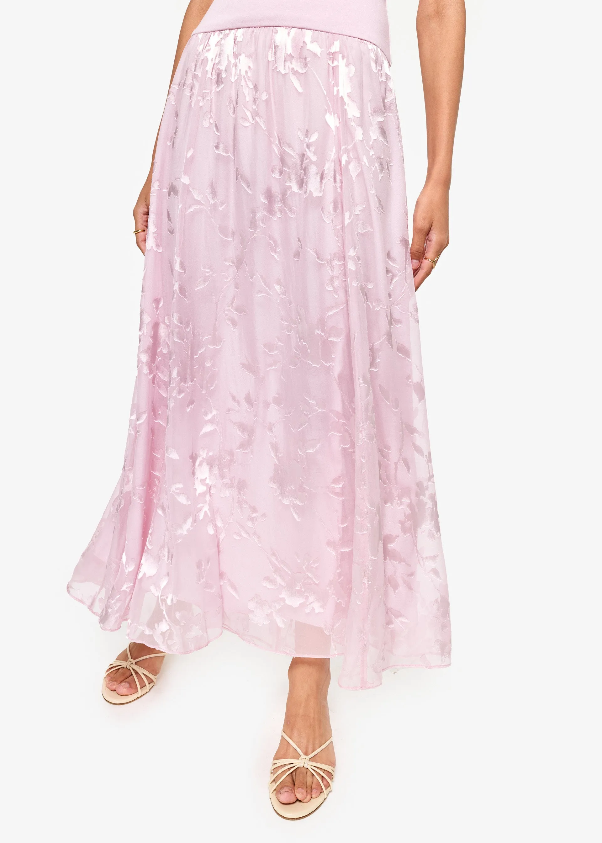 Bari Strapless Dress Dogwood sold by Cami NYC product image thumbnail 4