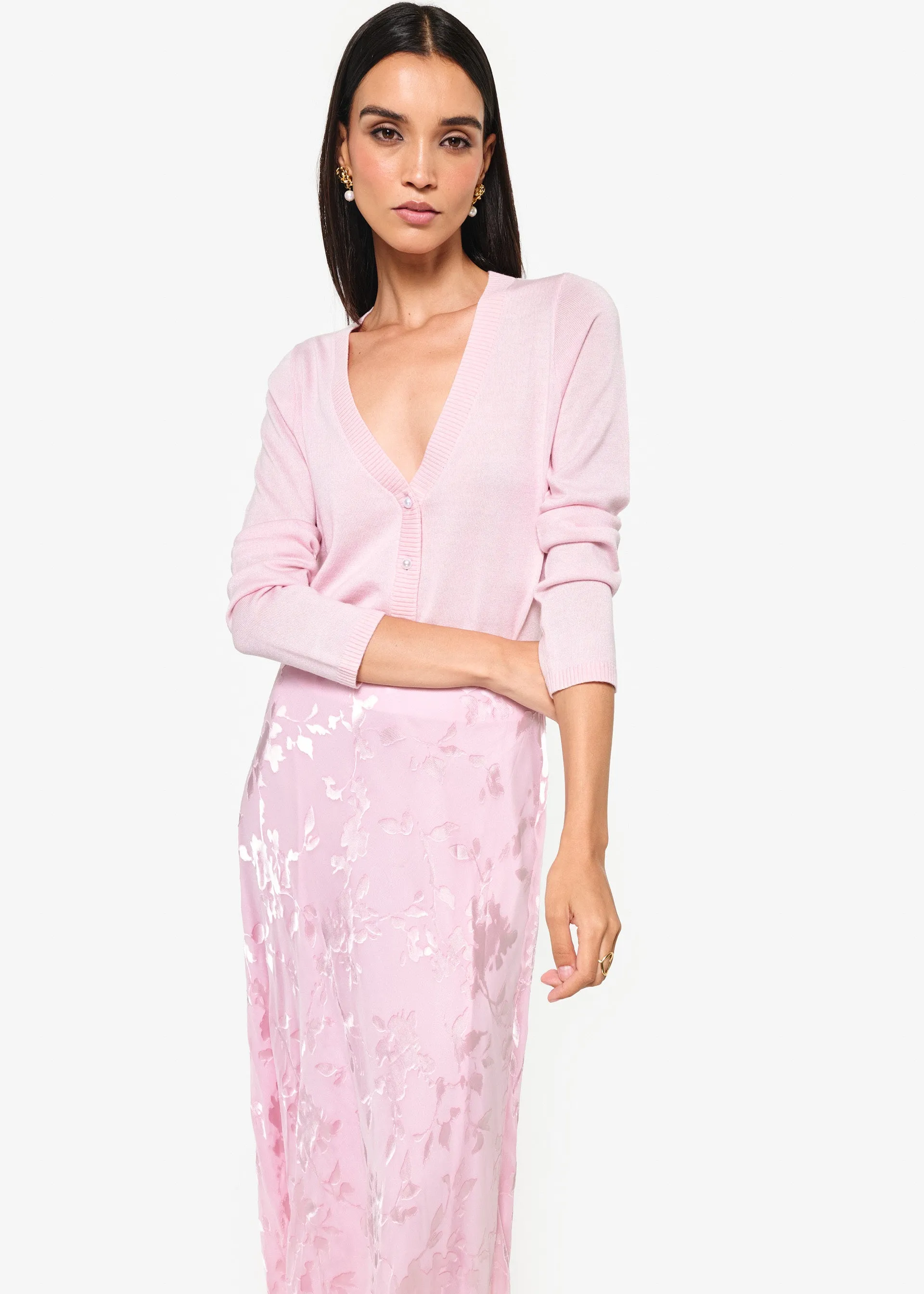 Asti Cardigan Dogwood sold by Cami NYC product image thumbnail 4