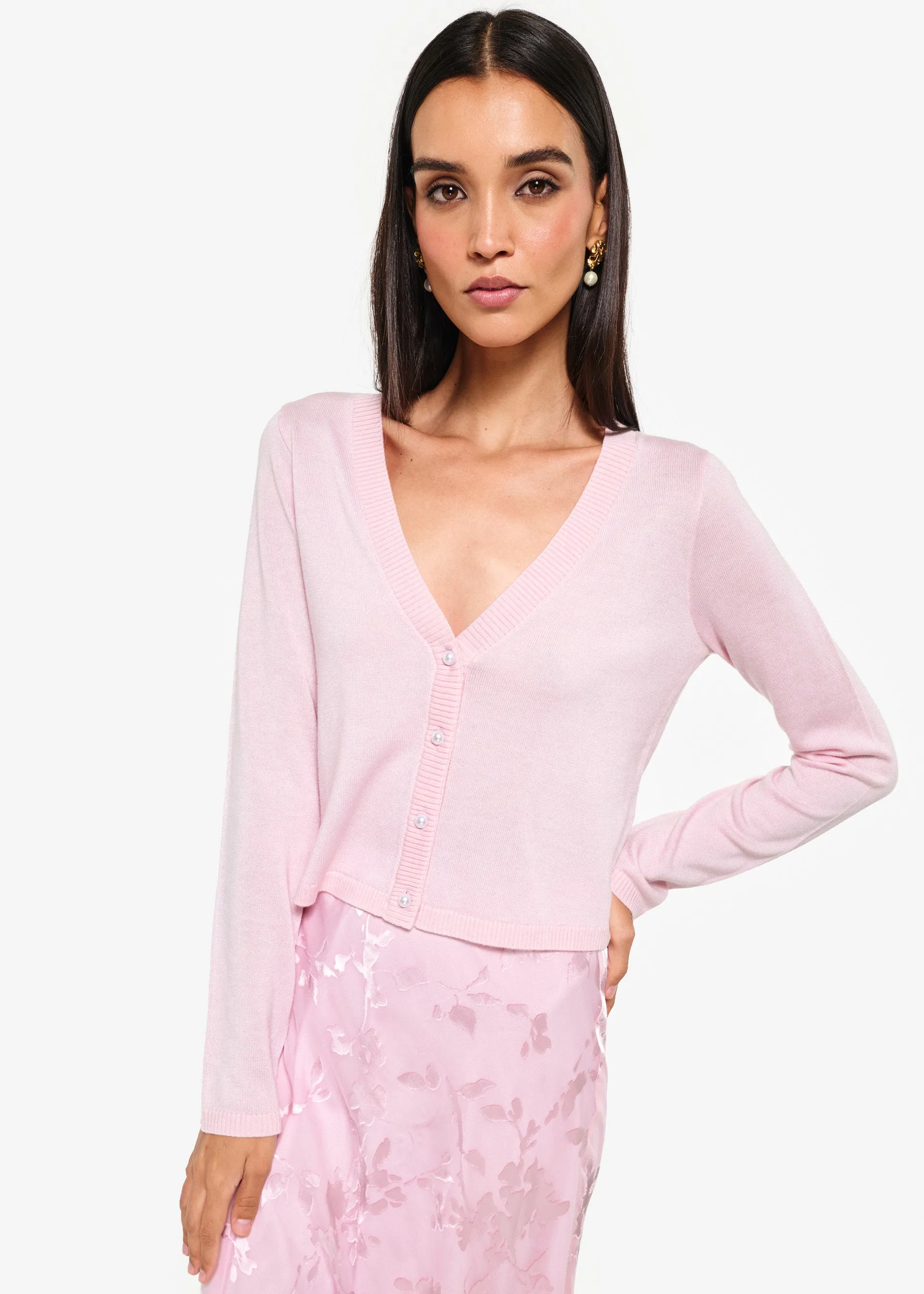 Asti Cardigan Dogwood sold by Cami NYC product image thumbnail 2