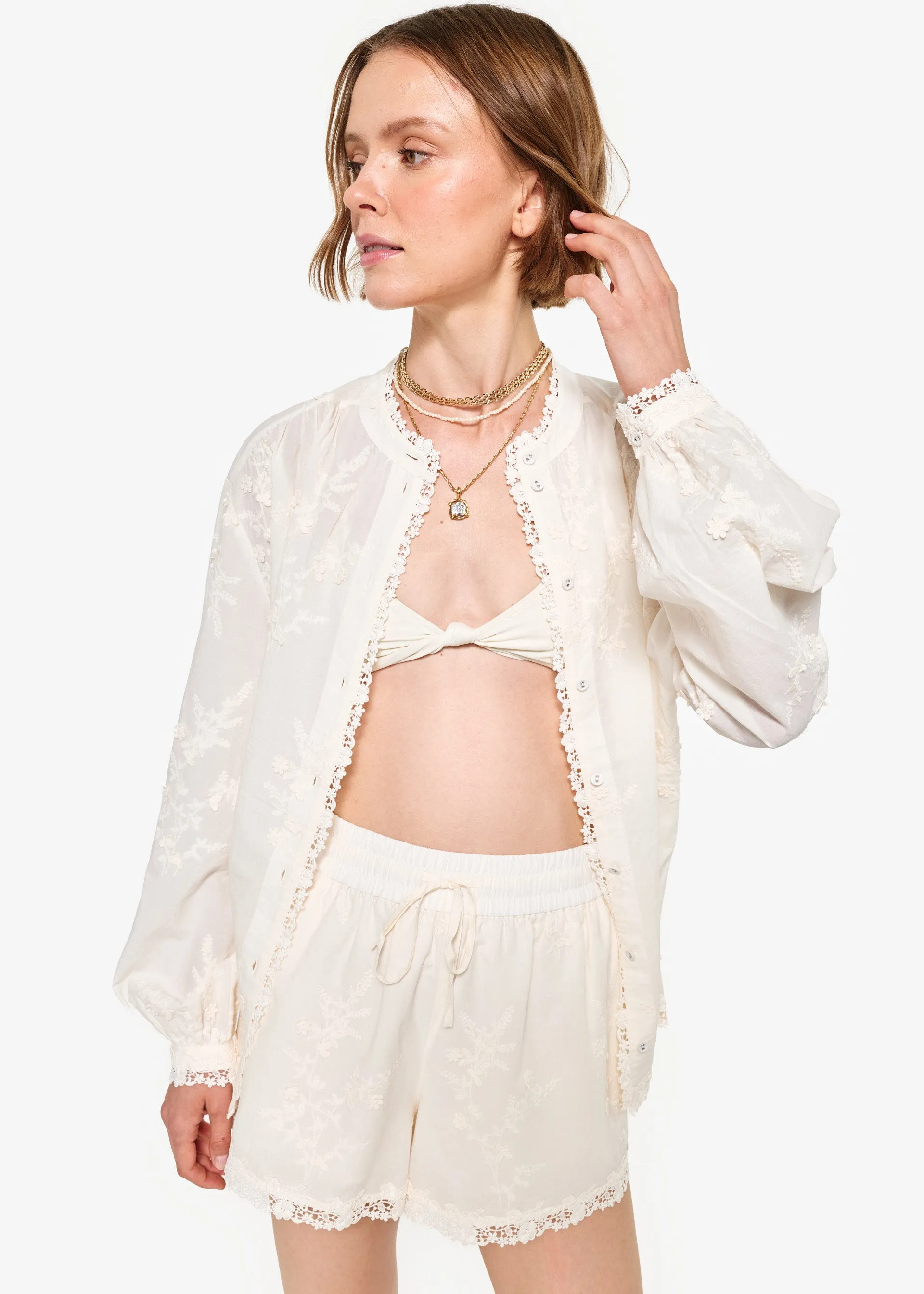 Eila Short Macadamia sold by Cami NYC product image thumbnail 5