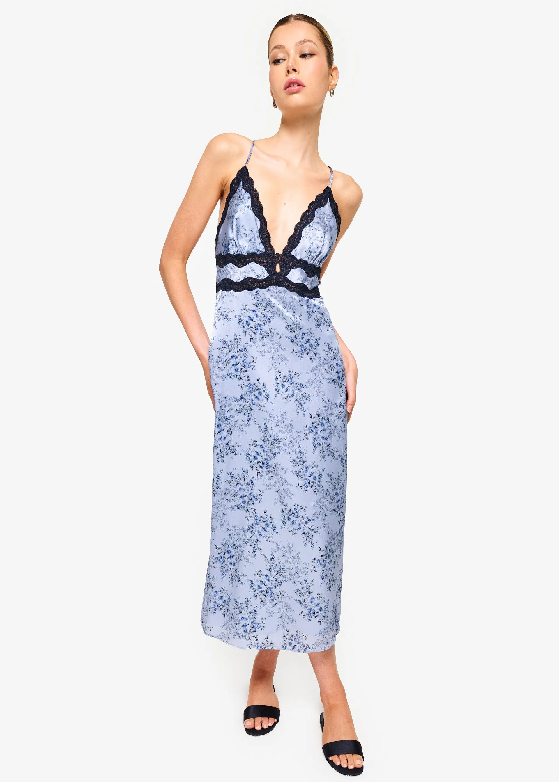 Roya Dress Primavera Shadow sold by Cami NYC product image thumbnail 2