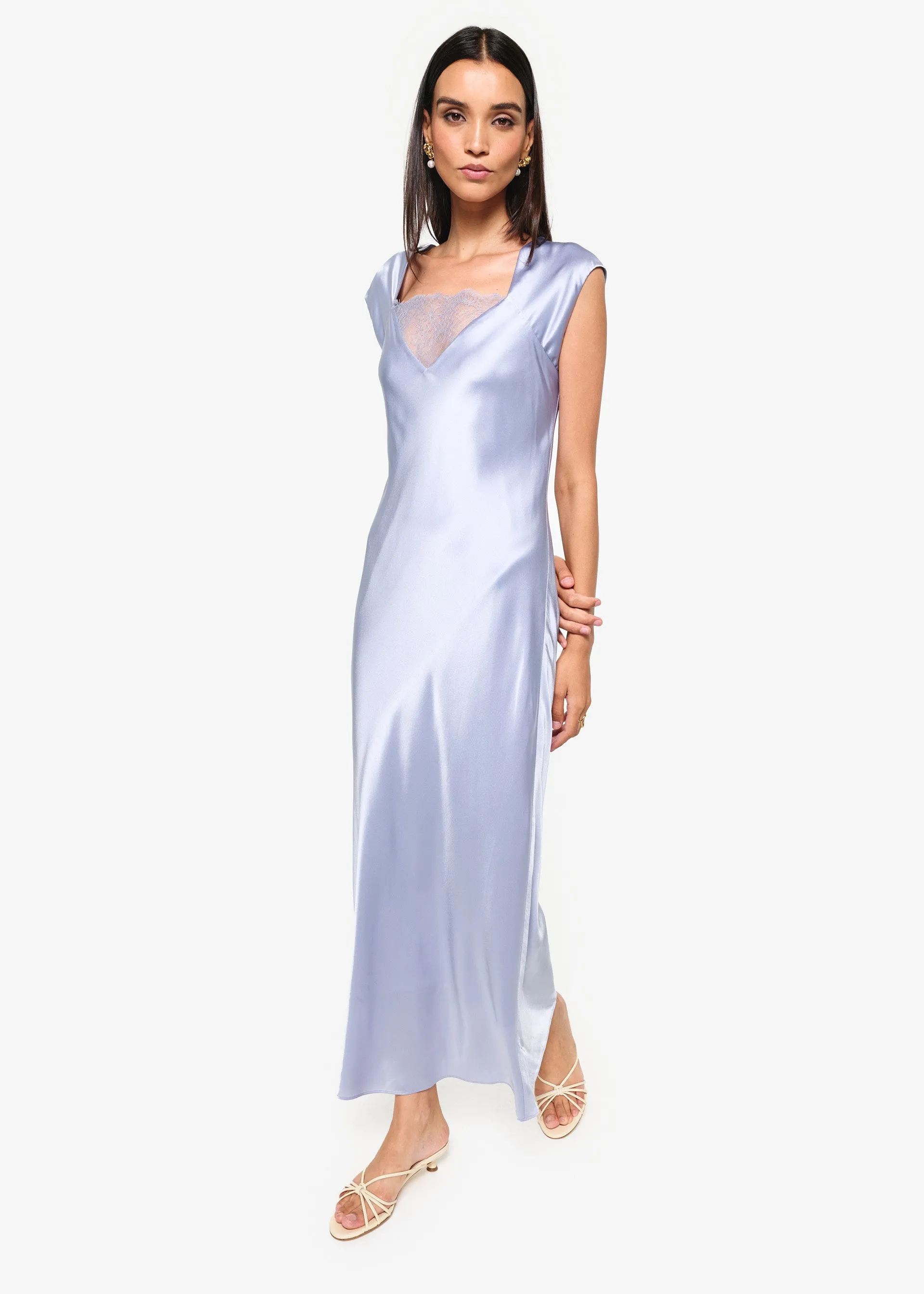 Remy Midi Dress Sea Spray sold by Cami NYC
