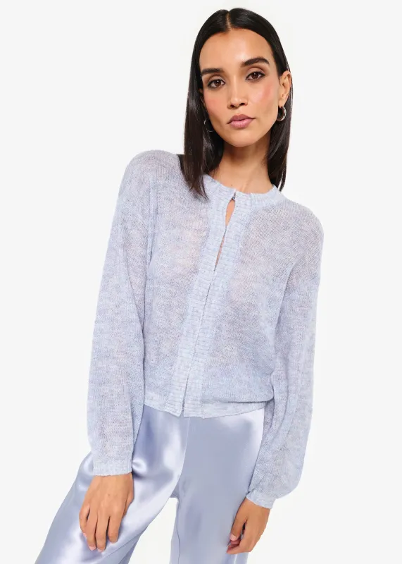Sybil Cardigan Sea Spray sold by Cami NYC