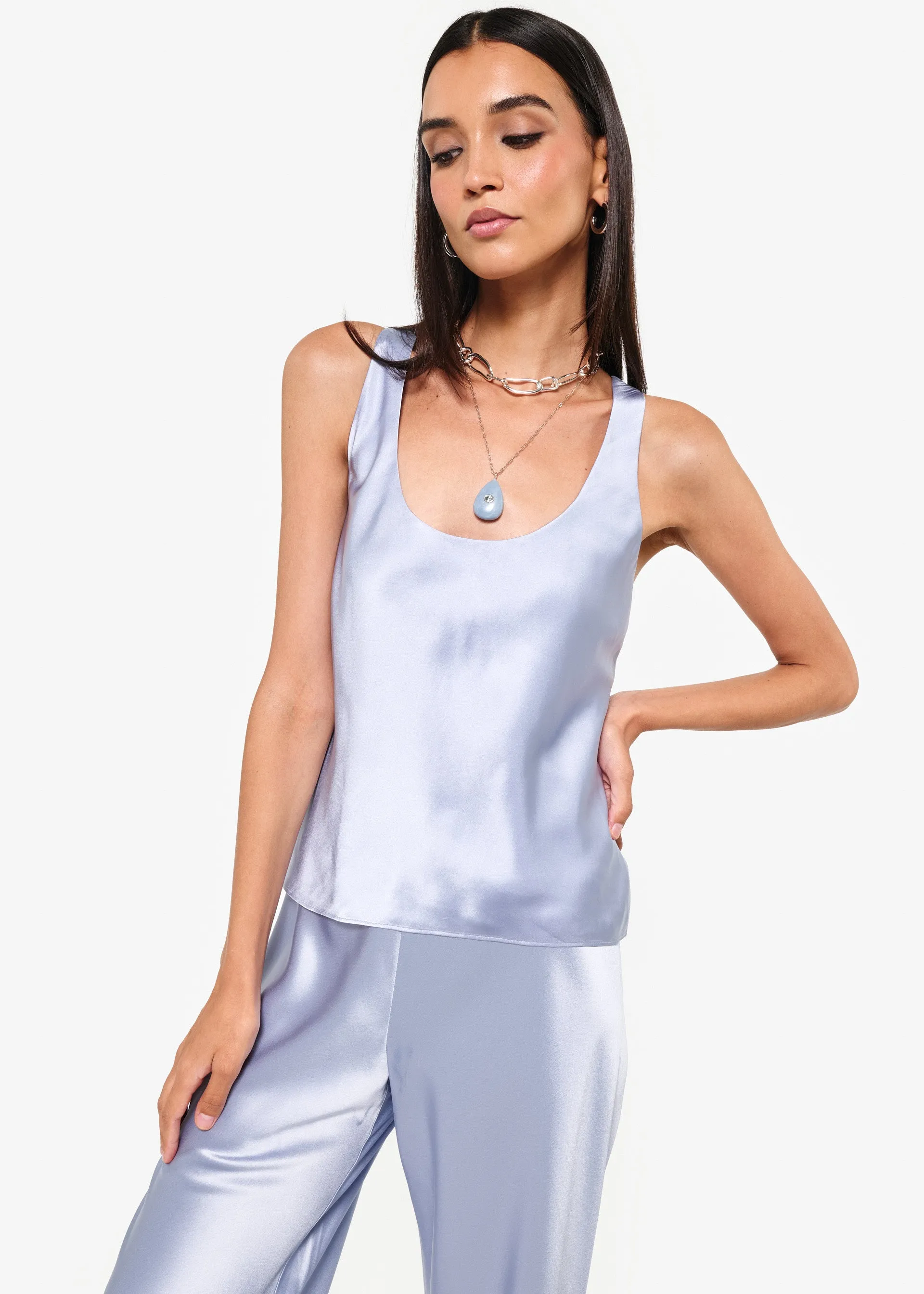 Andressa Camisole Sea Spray sold by Cami NYC