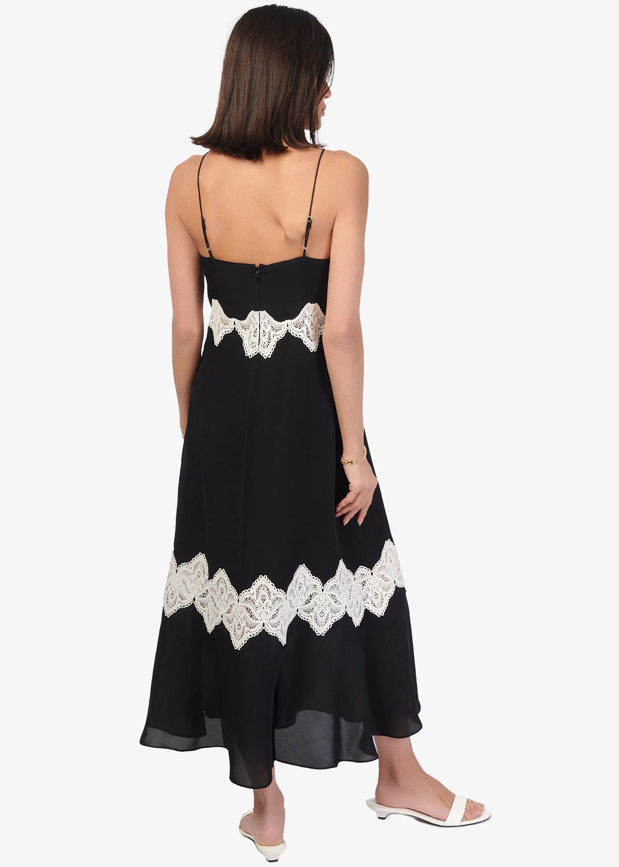 Isadora Midi Dress Black sold by Cami NYC product image thumbnail 4