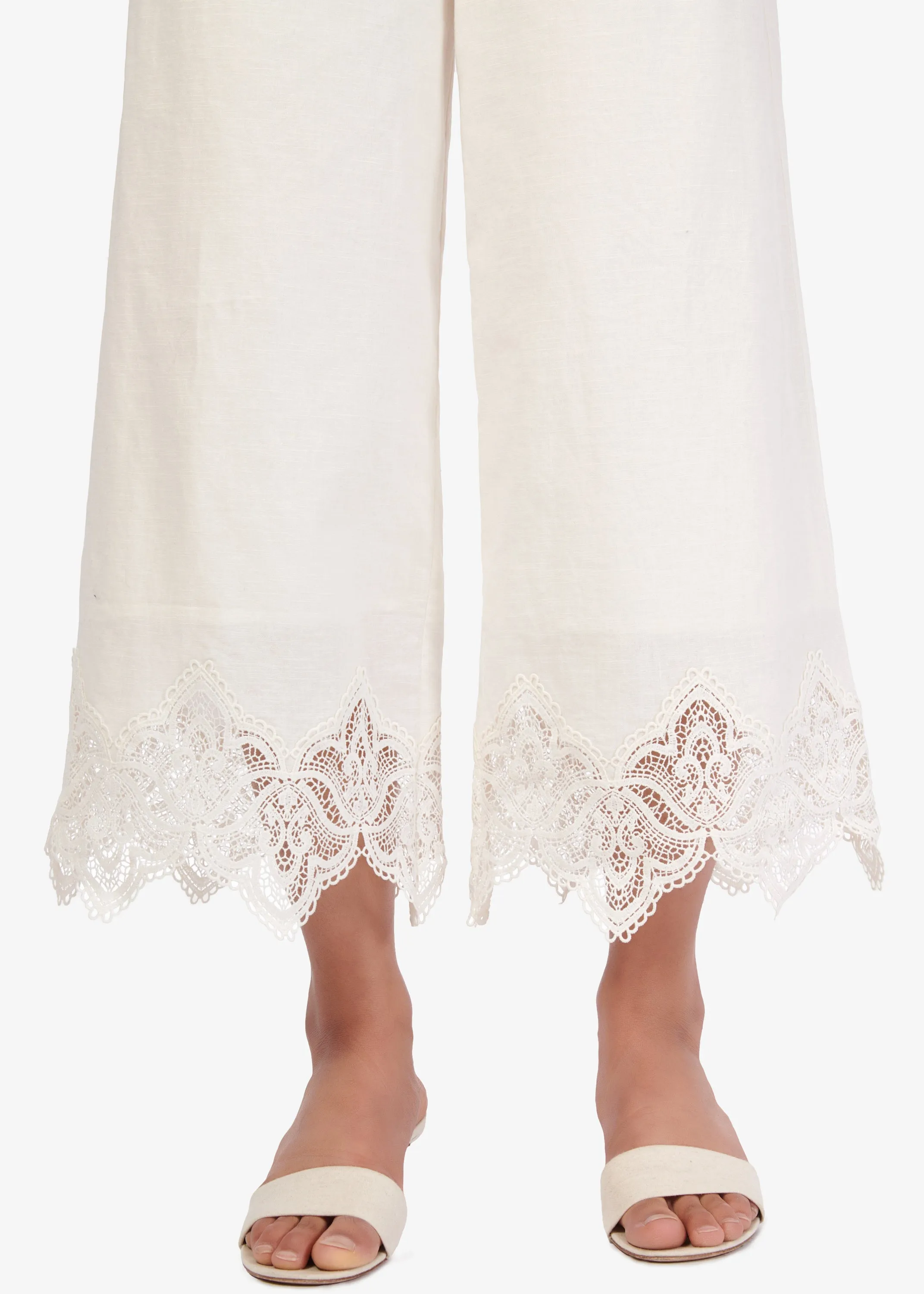 Cassia High Rise Linen Pant Macadamia sold by Cami NYC product image thumbnail 4