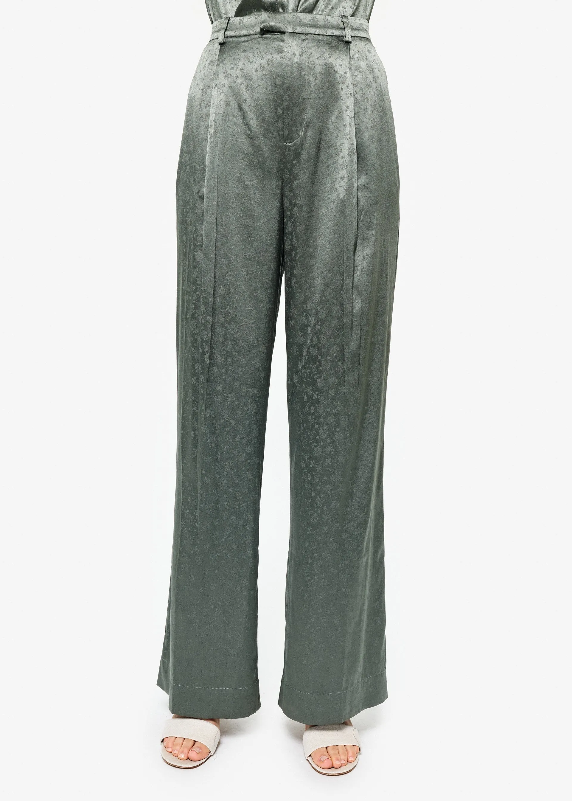 Jasmina Mid Rise Jacquard Pant Bayou sold by Cami NYC product image thumbnail 2