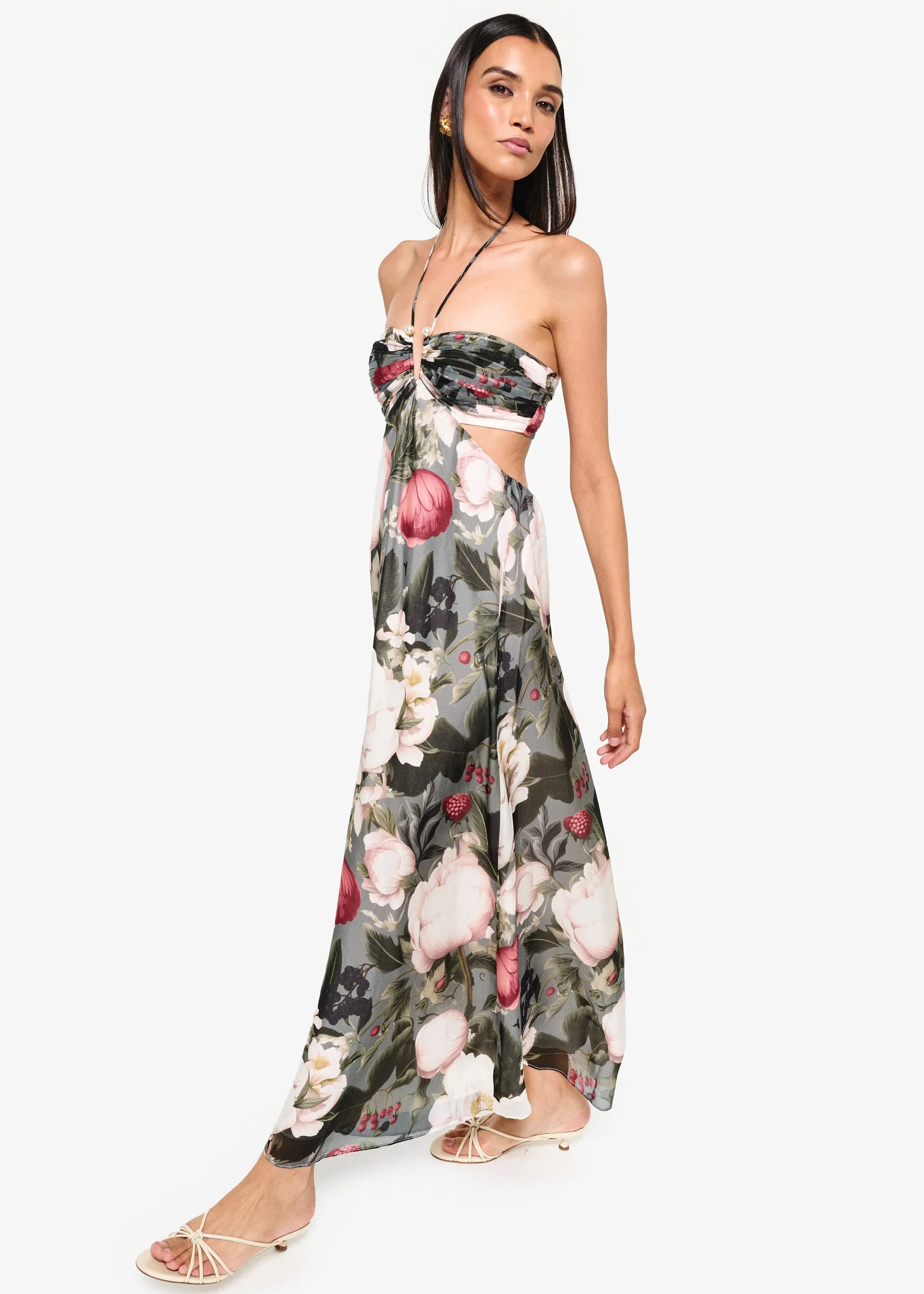 Calliope Chiffon Maxi Dress Bayou Bloom sold by CAMI product image thumbnail 5