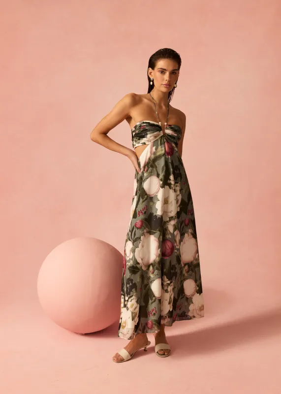 Calliope Chiffon Maxi Dress Bayou Bloom sold by CAMI