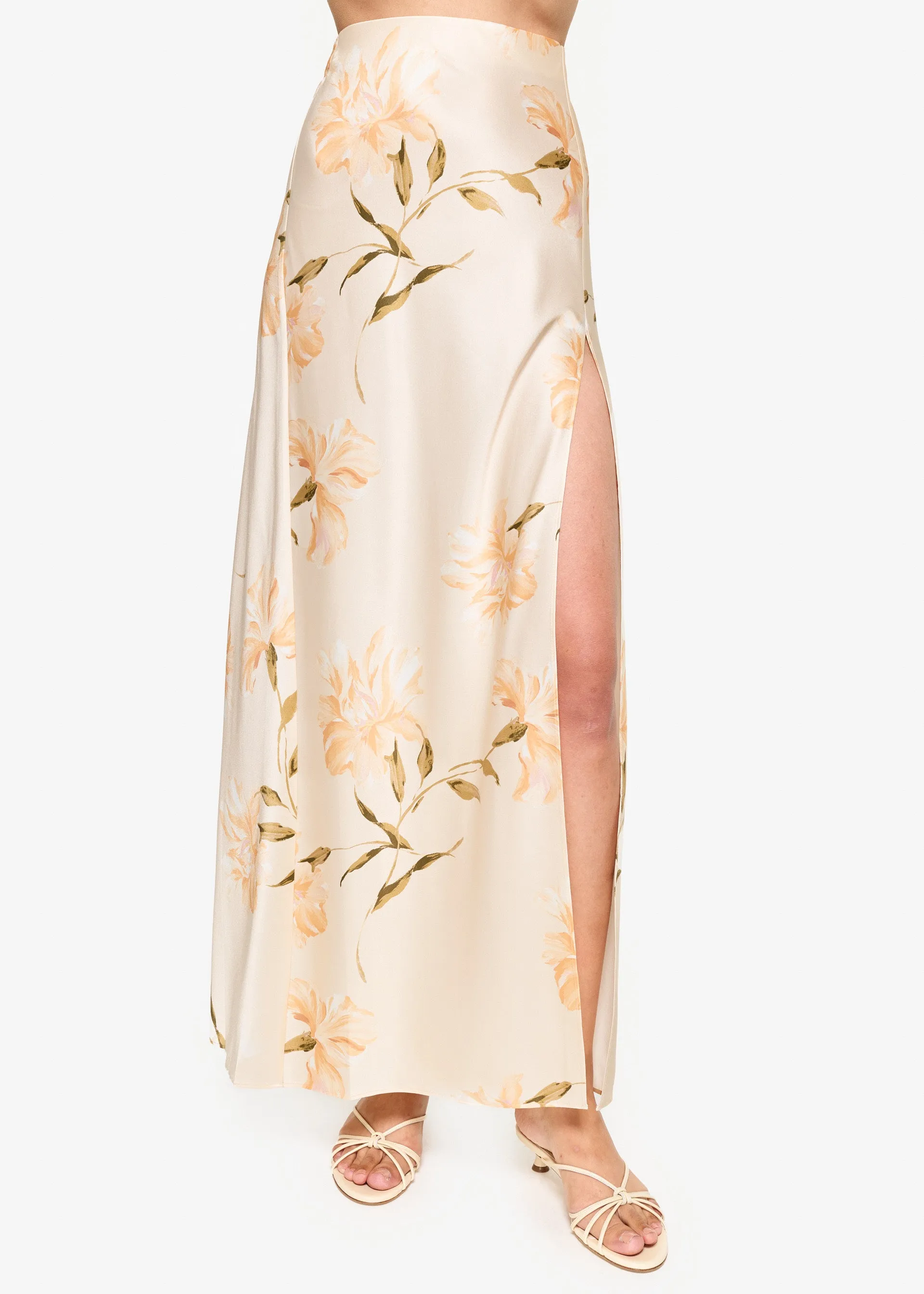 Slit Skirt Daylily sold by Cami NYC