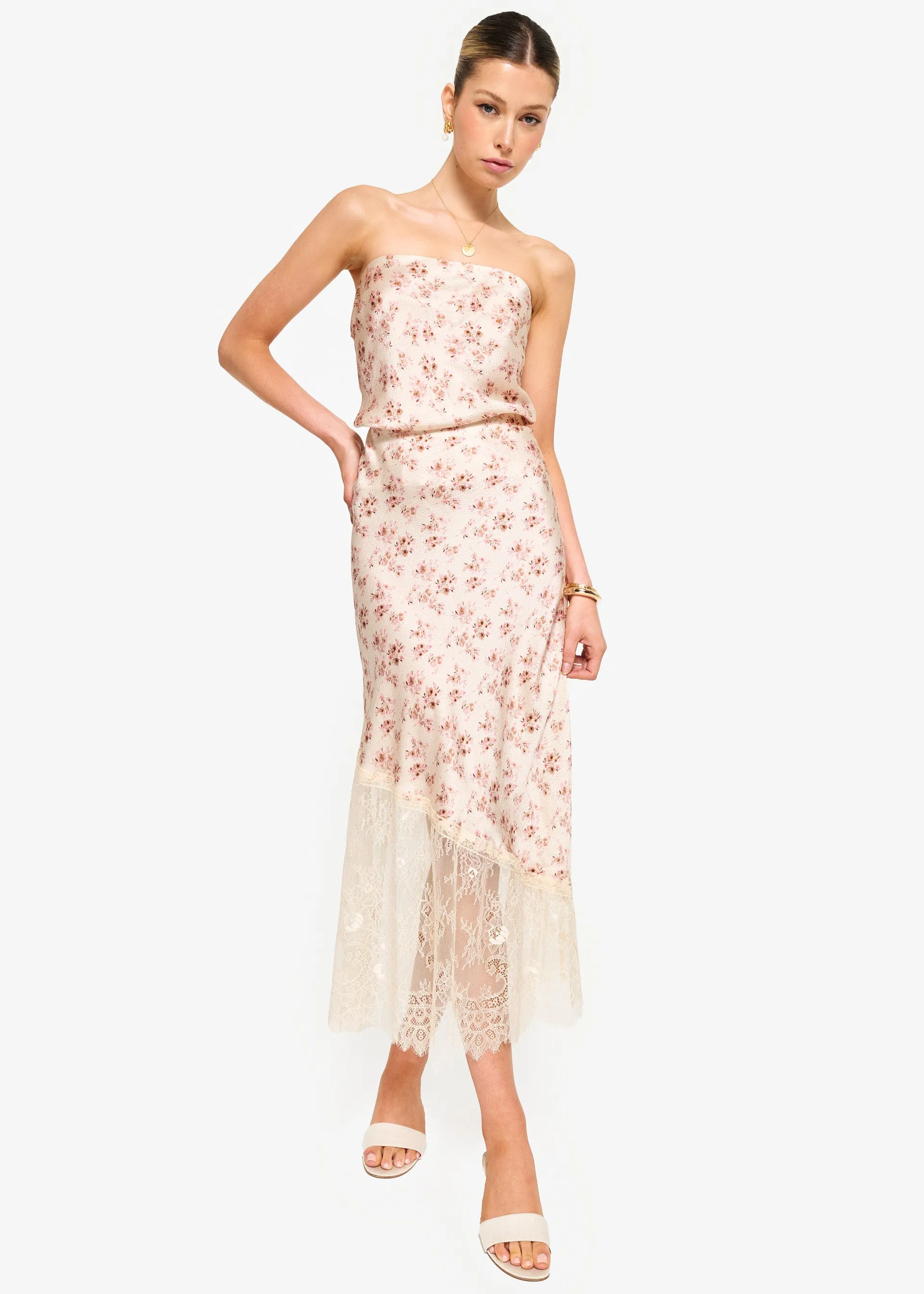 Prima Hammered Silk Strapless Camisole Dutch Fields sold by Cami NYC product image thumbnail 4