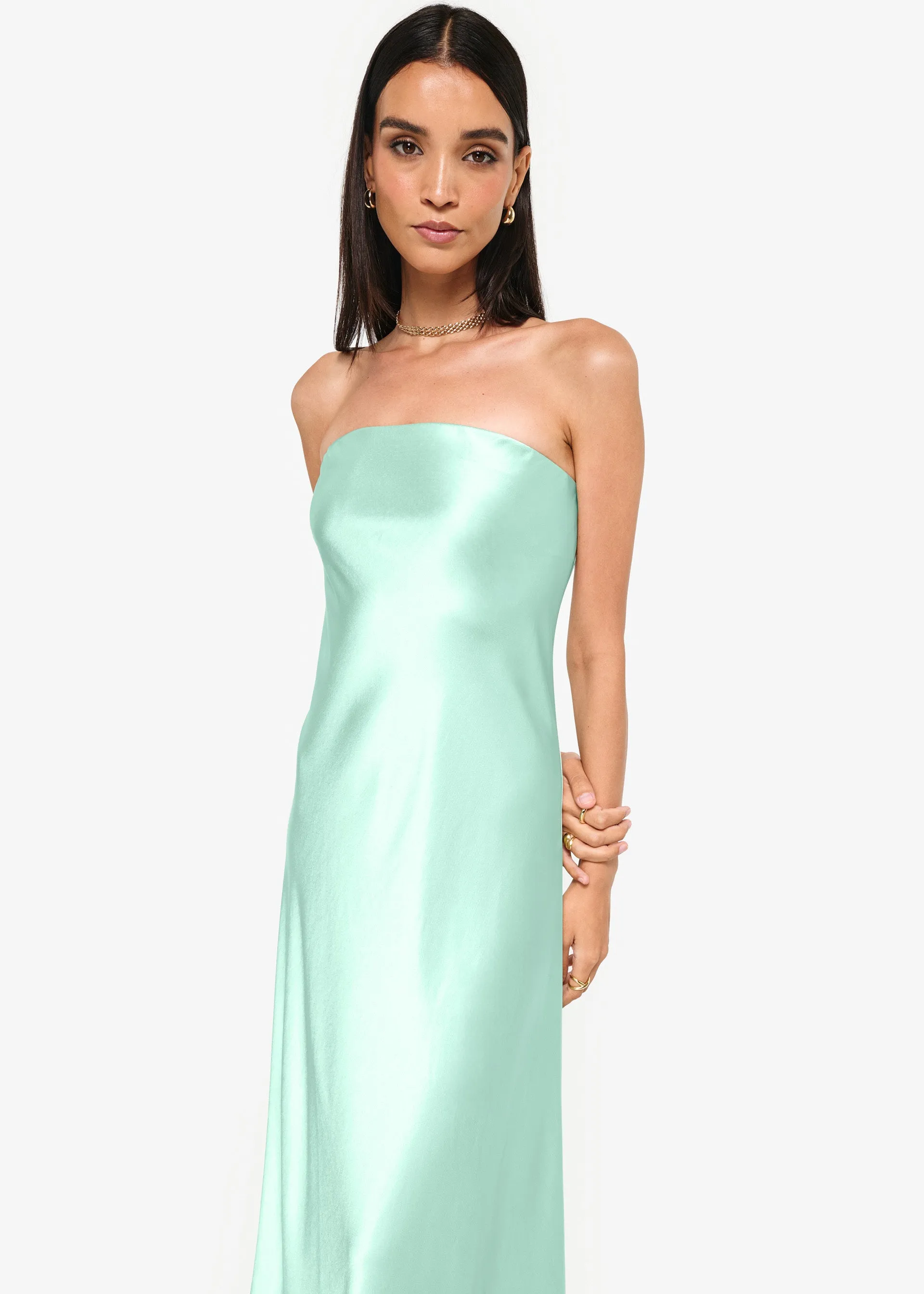 Noelle Strapless Dress Oasis sold by Cami NYC product image thumbnail 4