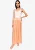 Fabian High Rise Charmeuse Pant Cantaloupe sold by Cami NYC
