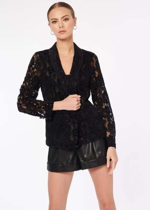 Alpana Blazer Black sold by Cami NYC