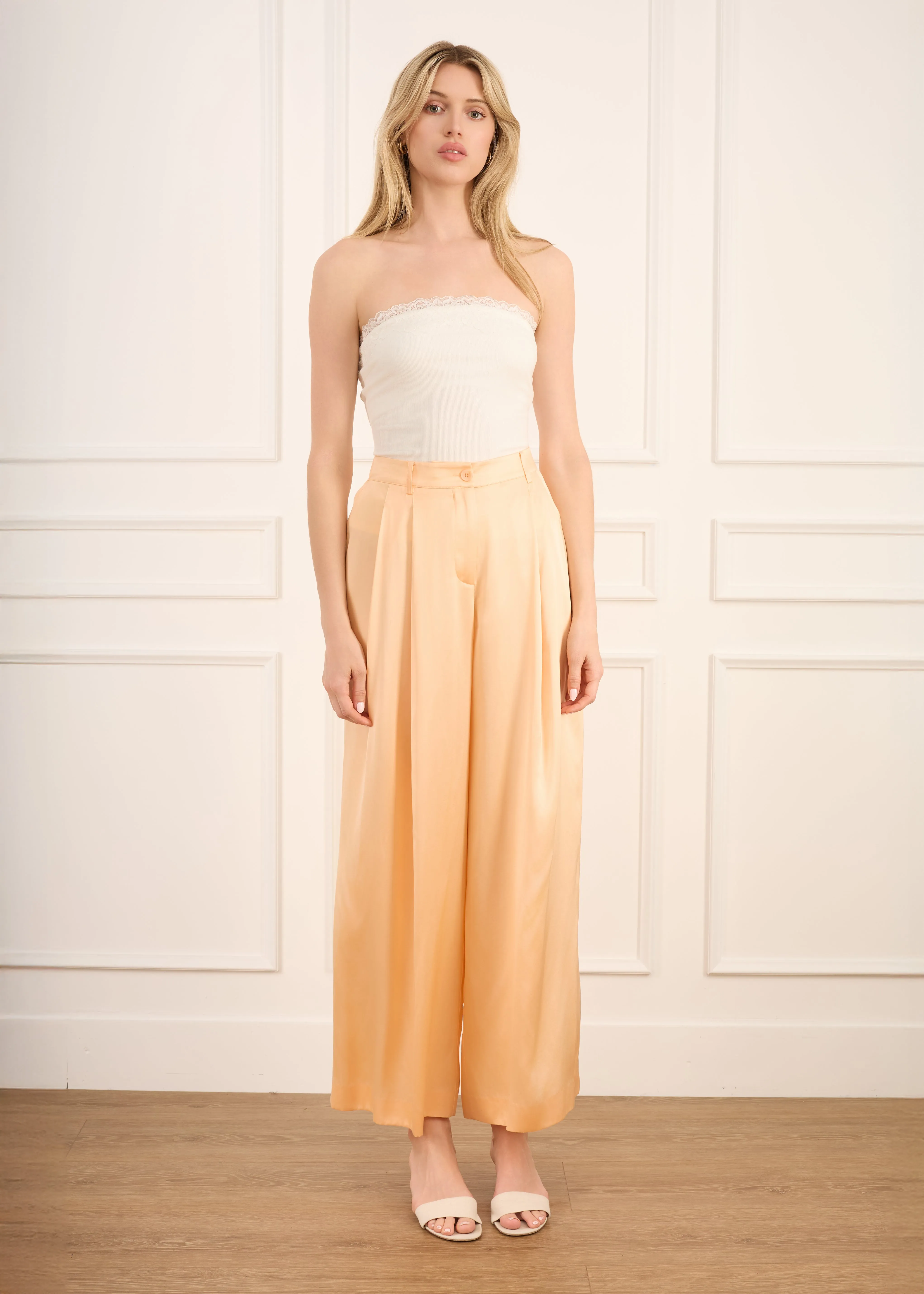 Rama Strapless Rib Knit Camisole White sold by CAMI product image thumbnail 3