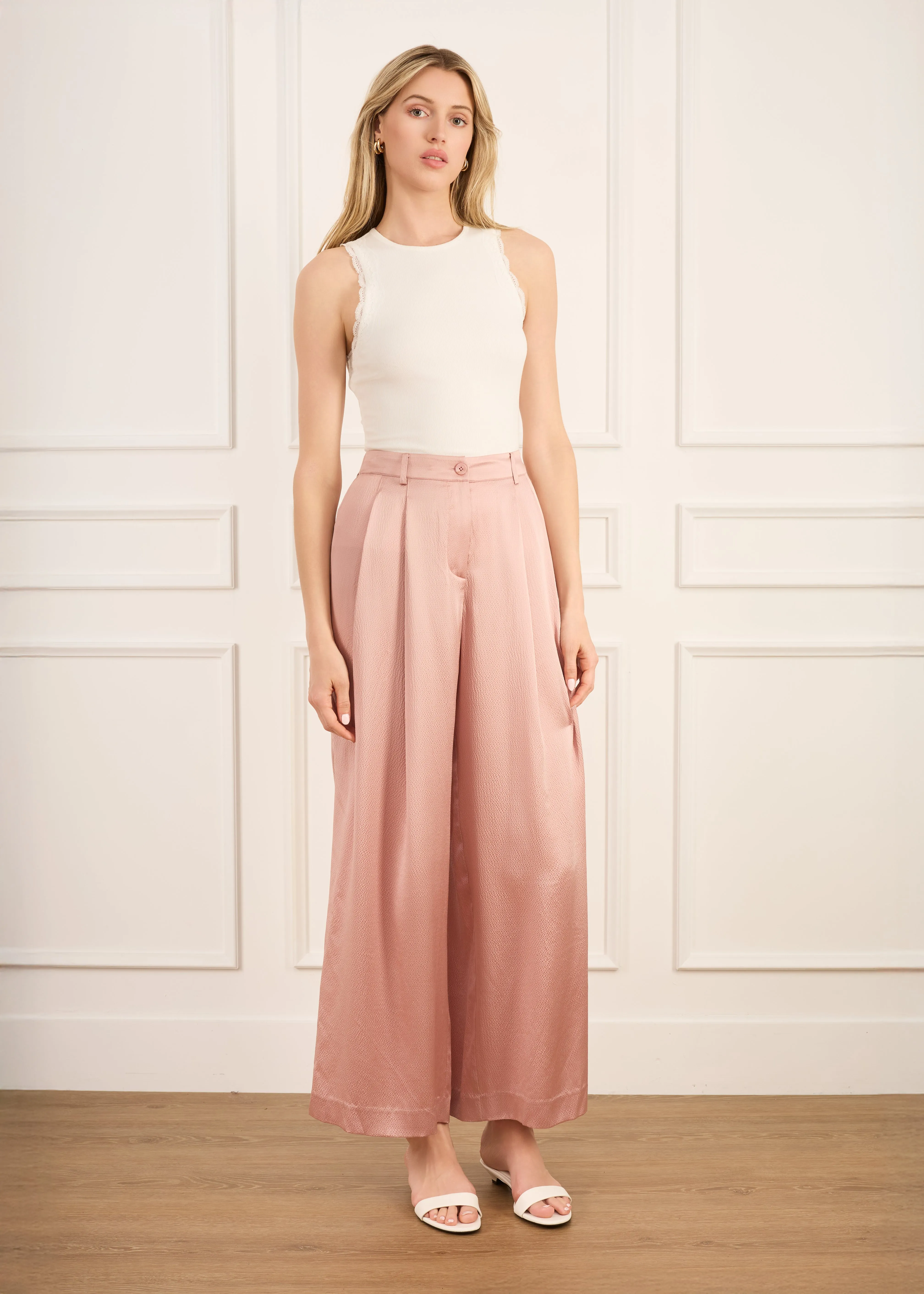 Rian Rib Knit Tank White sold by CAMI product image thumbnail 3