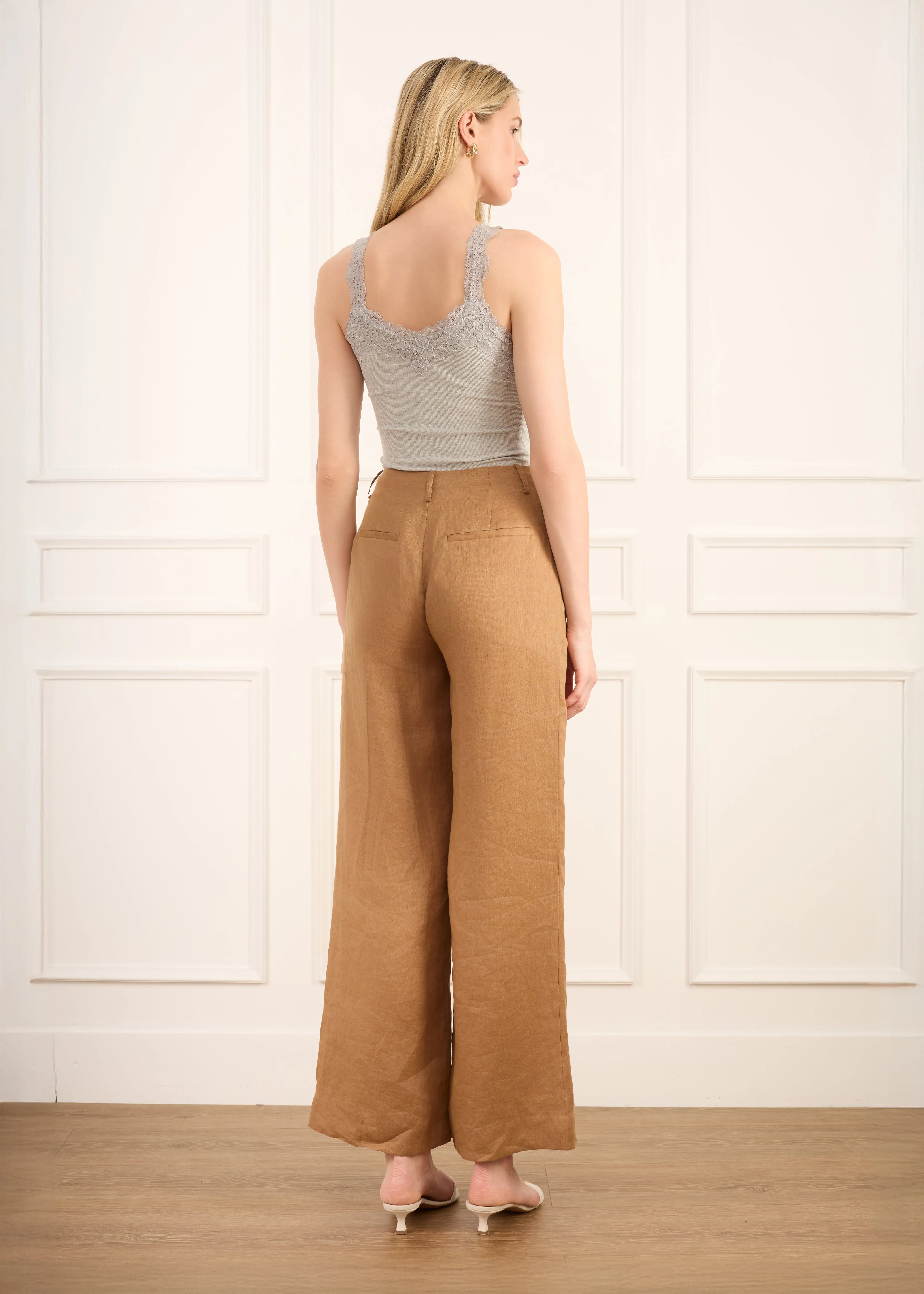 Lani Rib Knit Tank Heather Gray sold by CAMI product image thumbnail 3