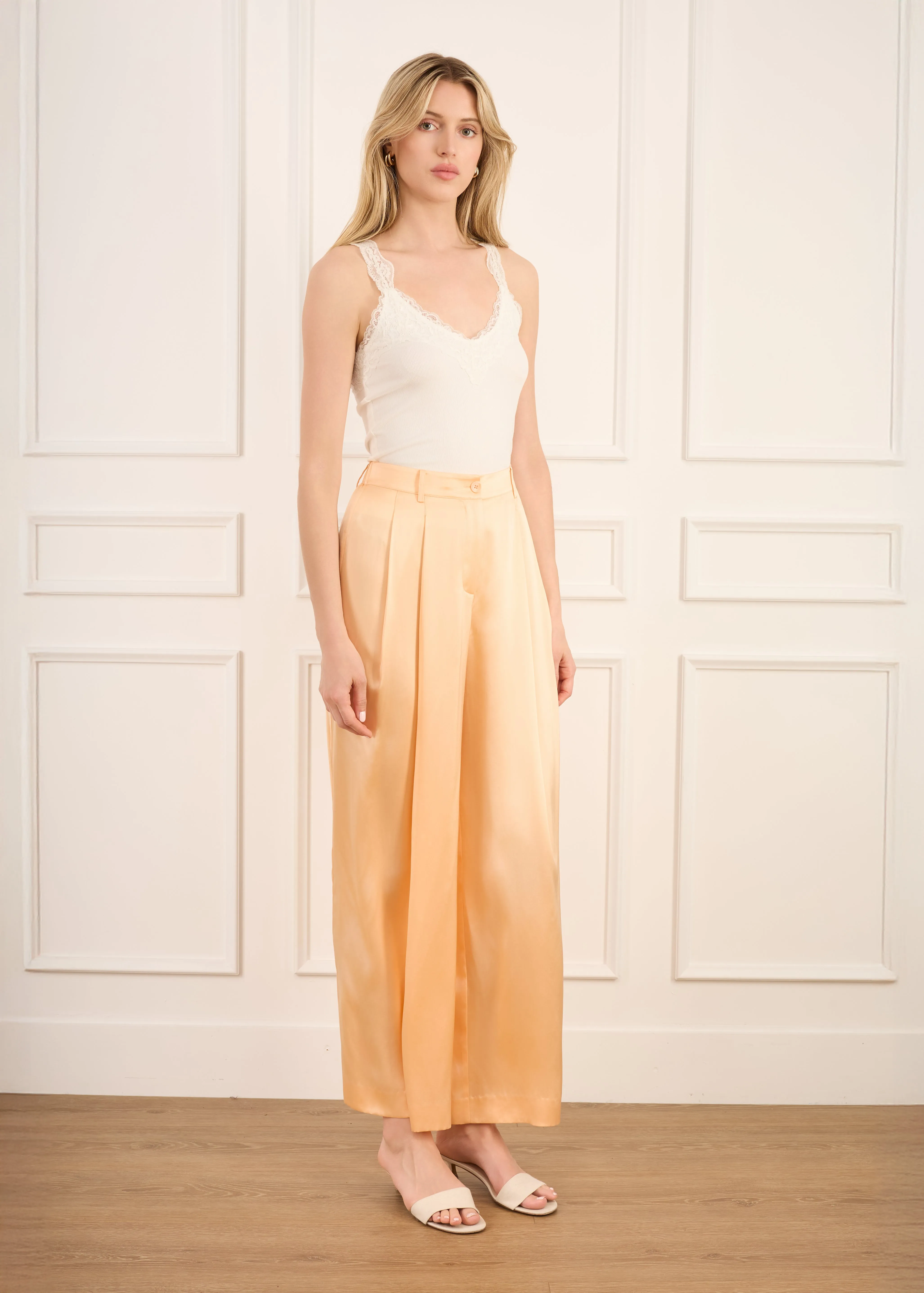 Lani Rib Knit Tank White sold by CAMI product image thumbnail 3