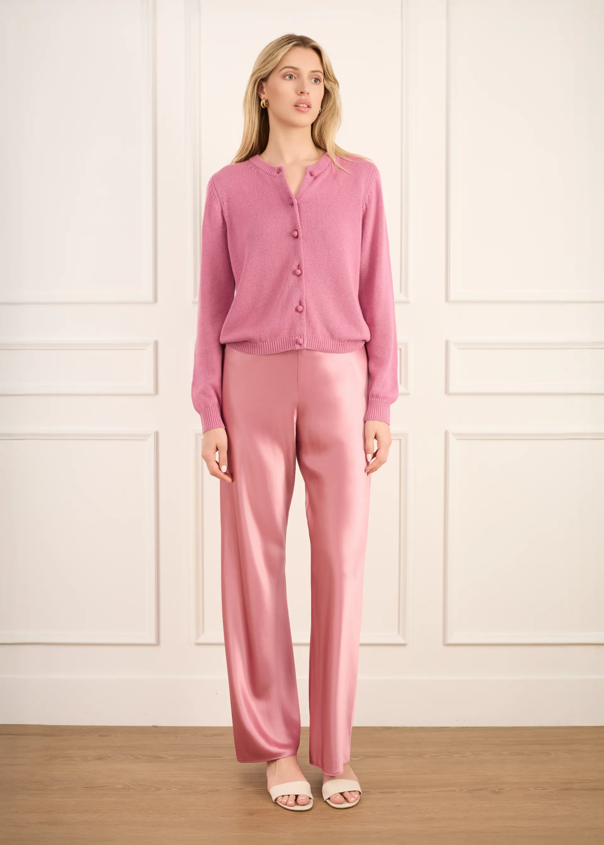 Rufina Cardigan Elderberry sold by Cami NYC product image thumbnail 4