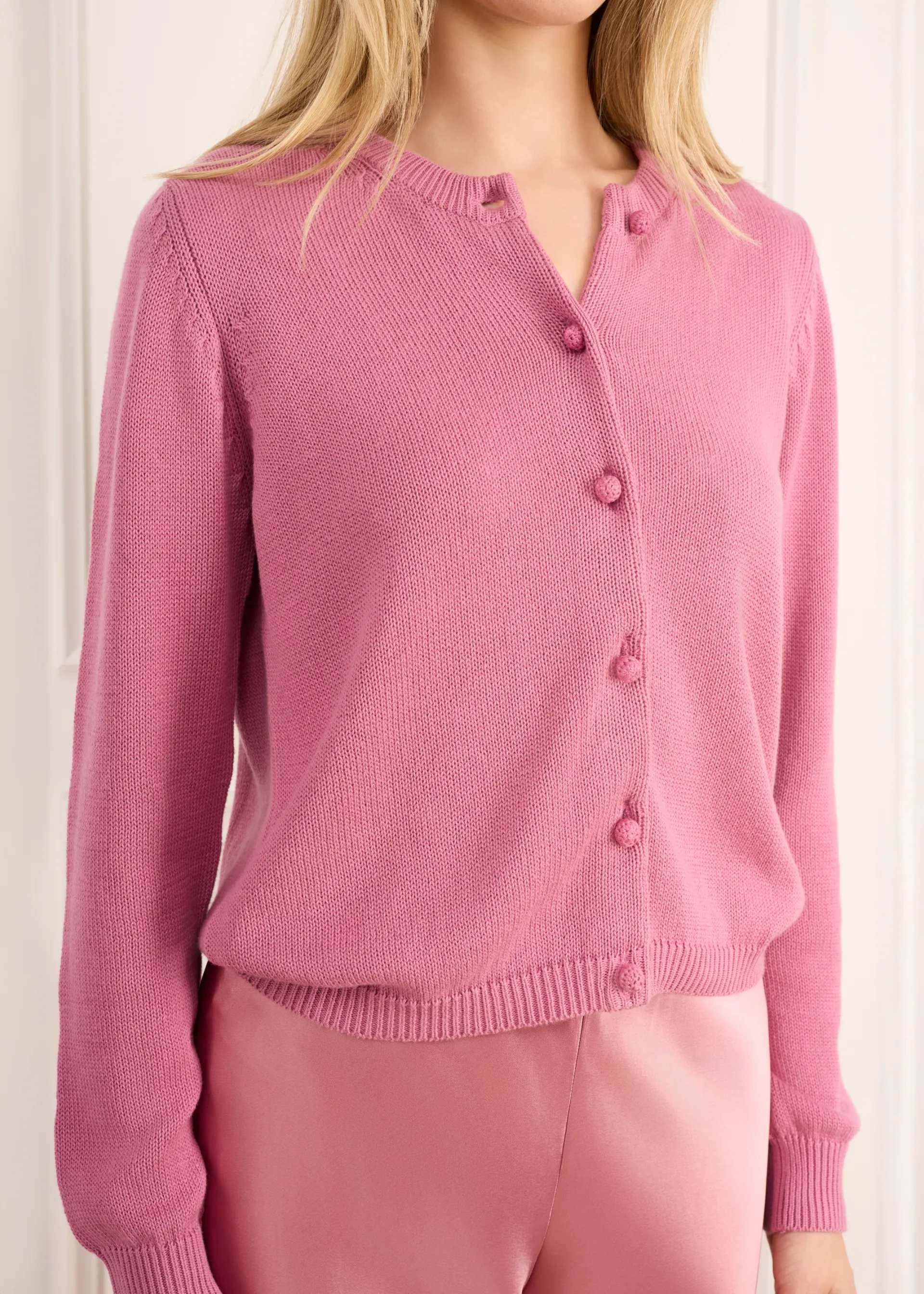 Rufina Cardigan Elderberry sold by Cami NYC product image thumbnail 3