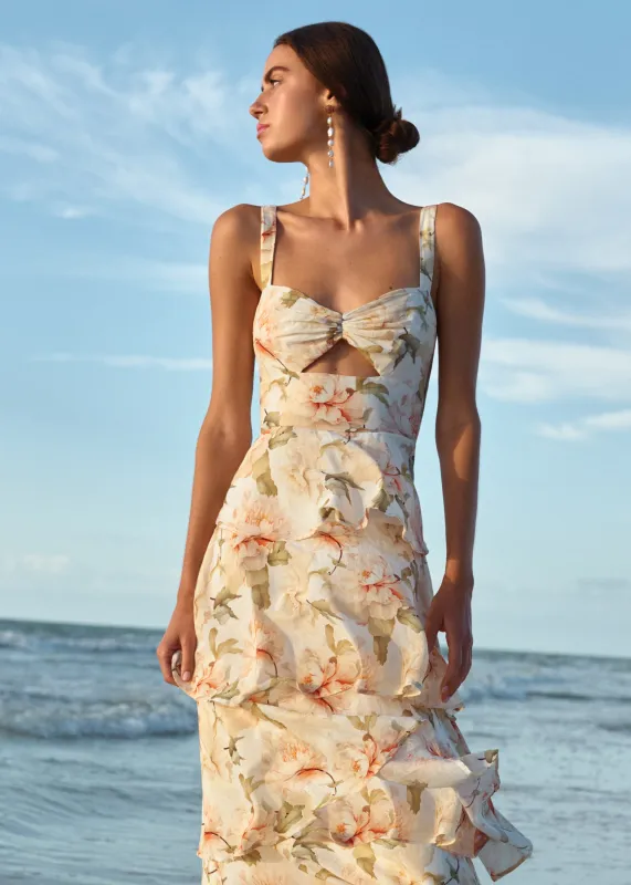 Phillipa Maxi Dress Soft Peony sold by Cami NYC