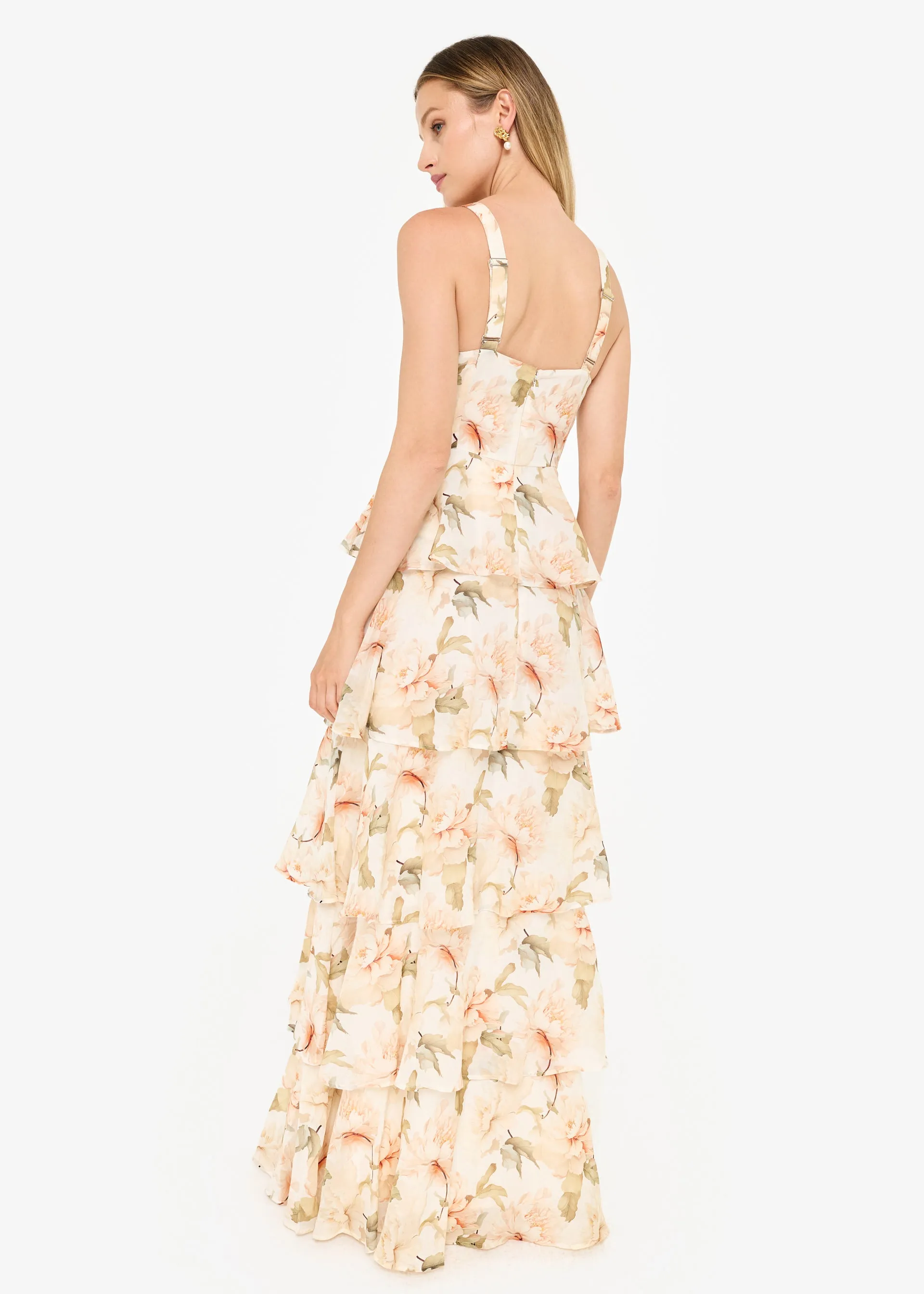 Phillipa Maxi Dress Soft Peony sold by Cami NYC product image thumbnail 5