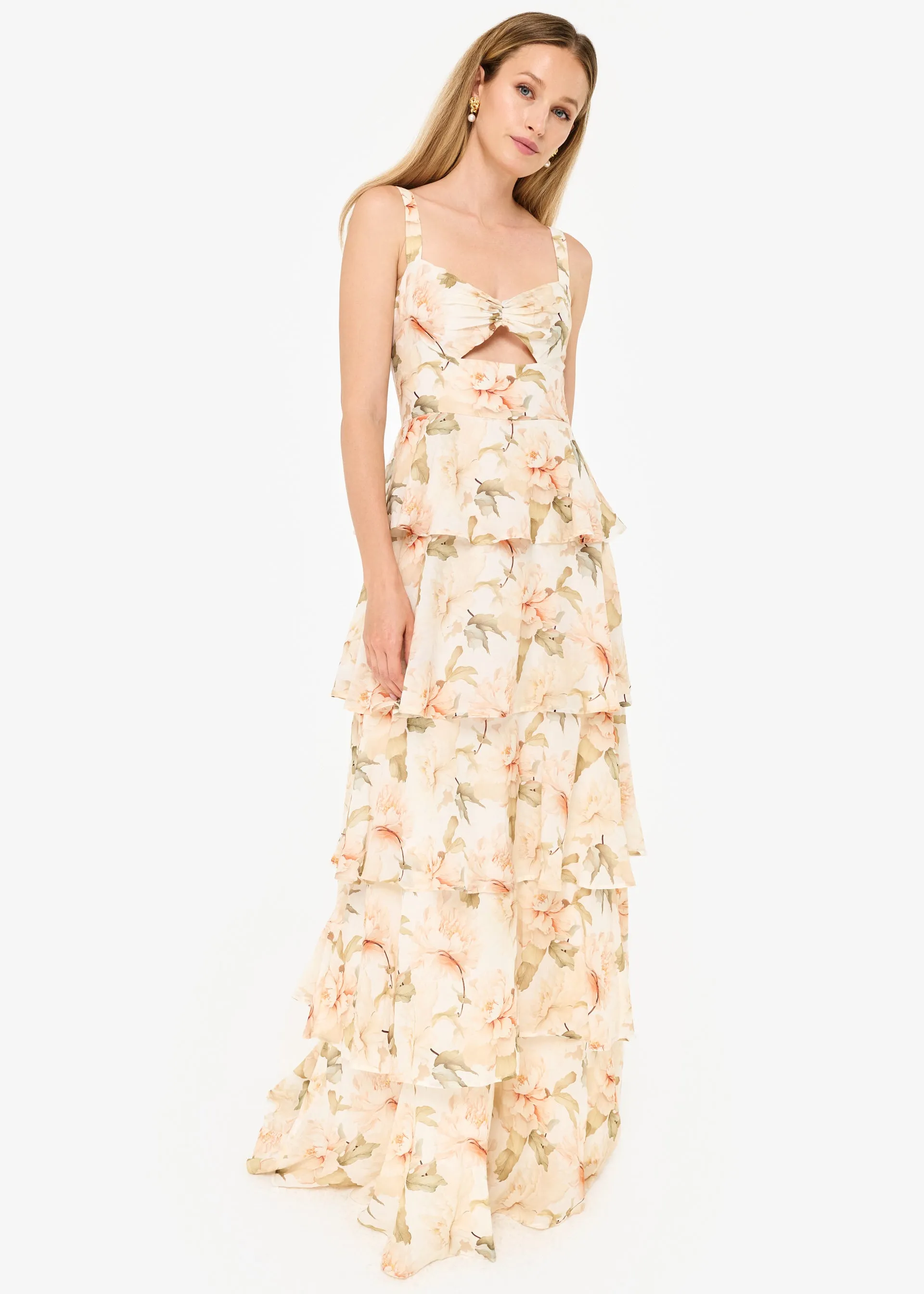 Phillipa Maxi Dress Soft Peony sold by Cami NYC product image thumbnail 2