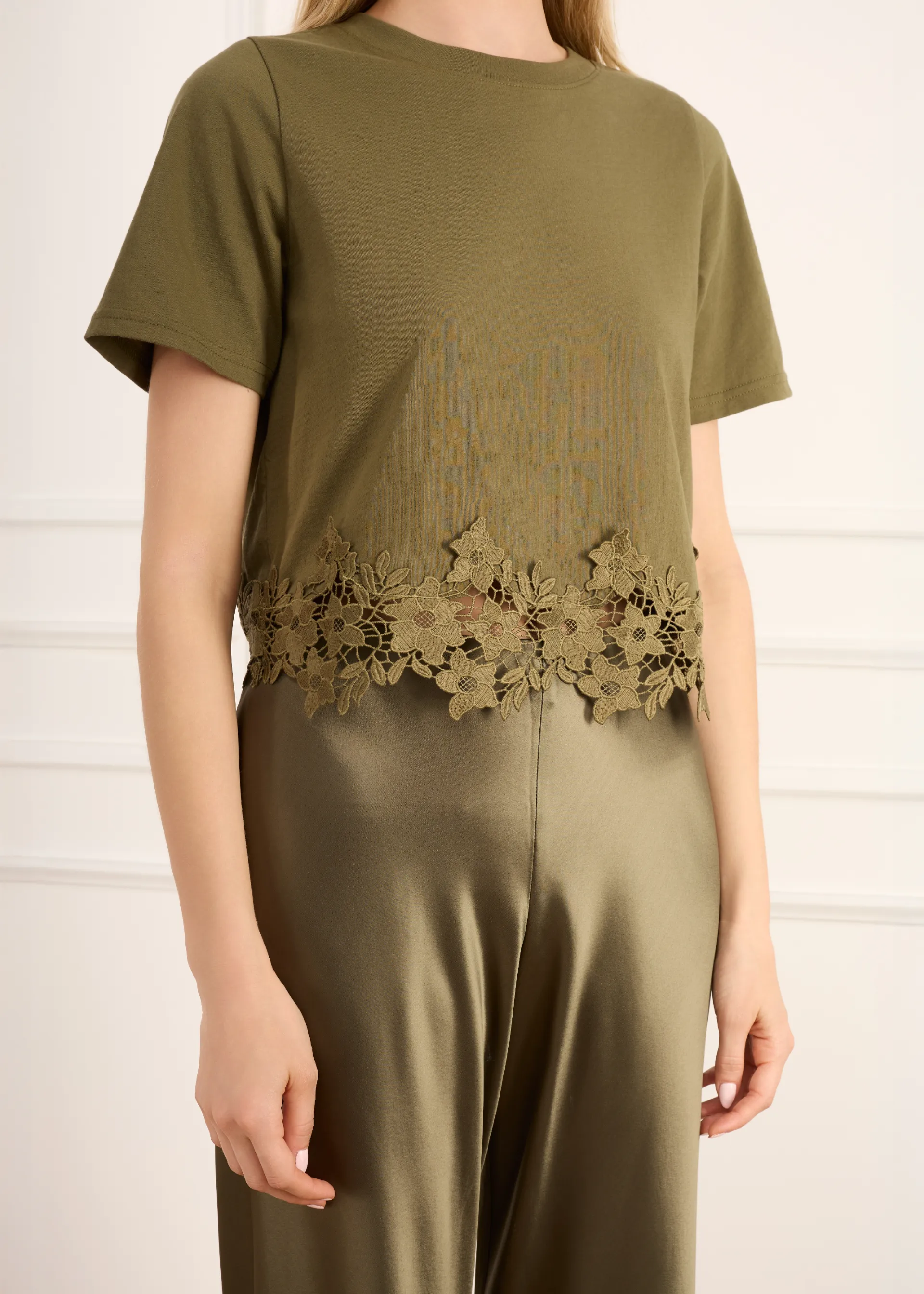 Keanu Cotton Tee Sencha sold by Cami NYC product image thumbnail 3