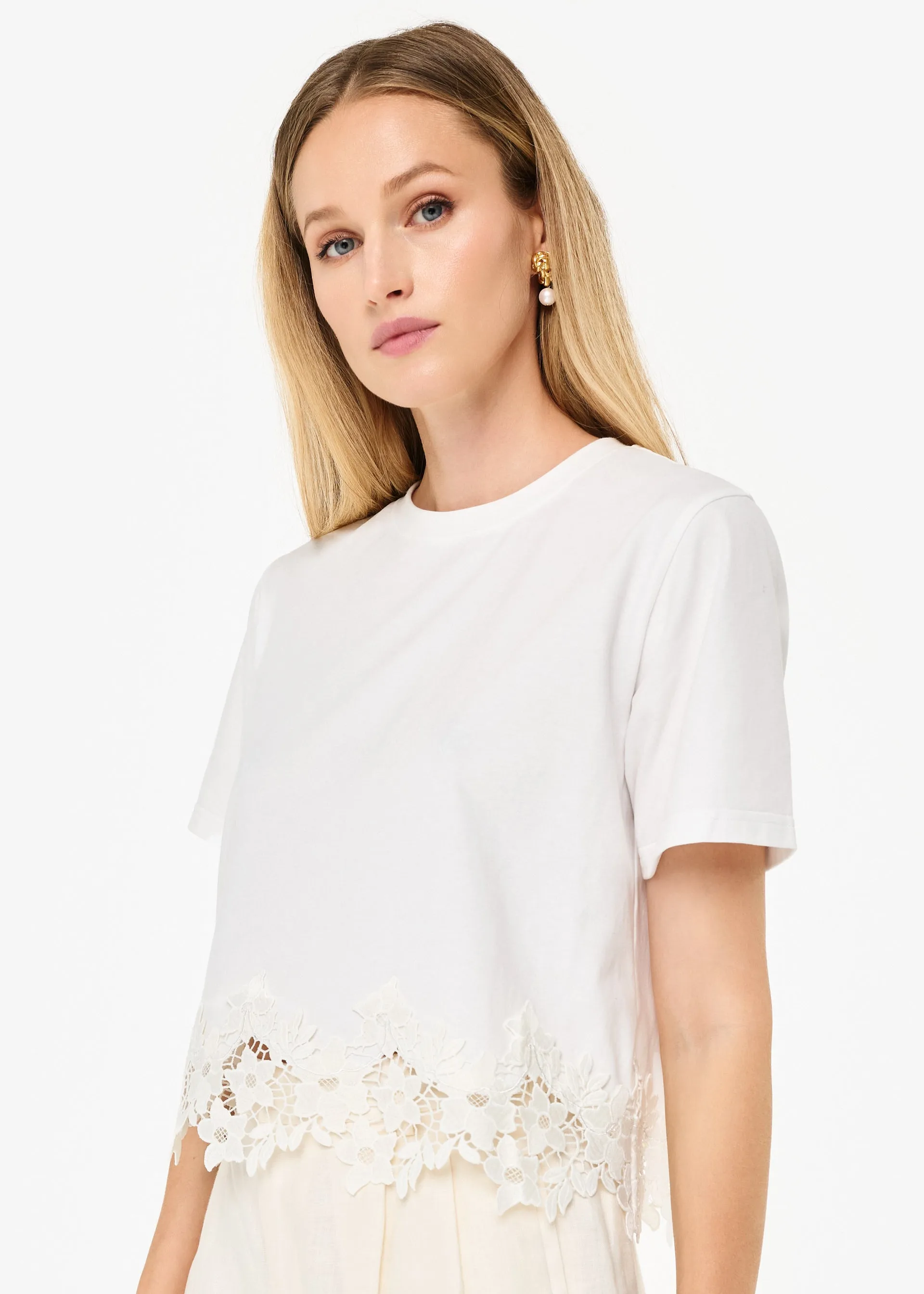 Keanu Cotton Tee White sold by CAMI product image thumbnail 4