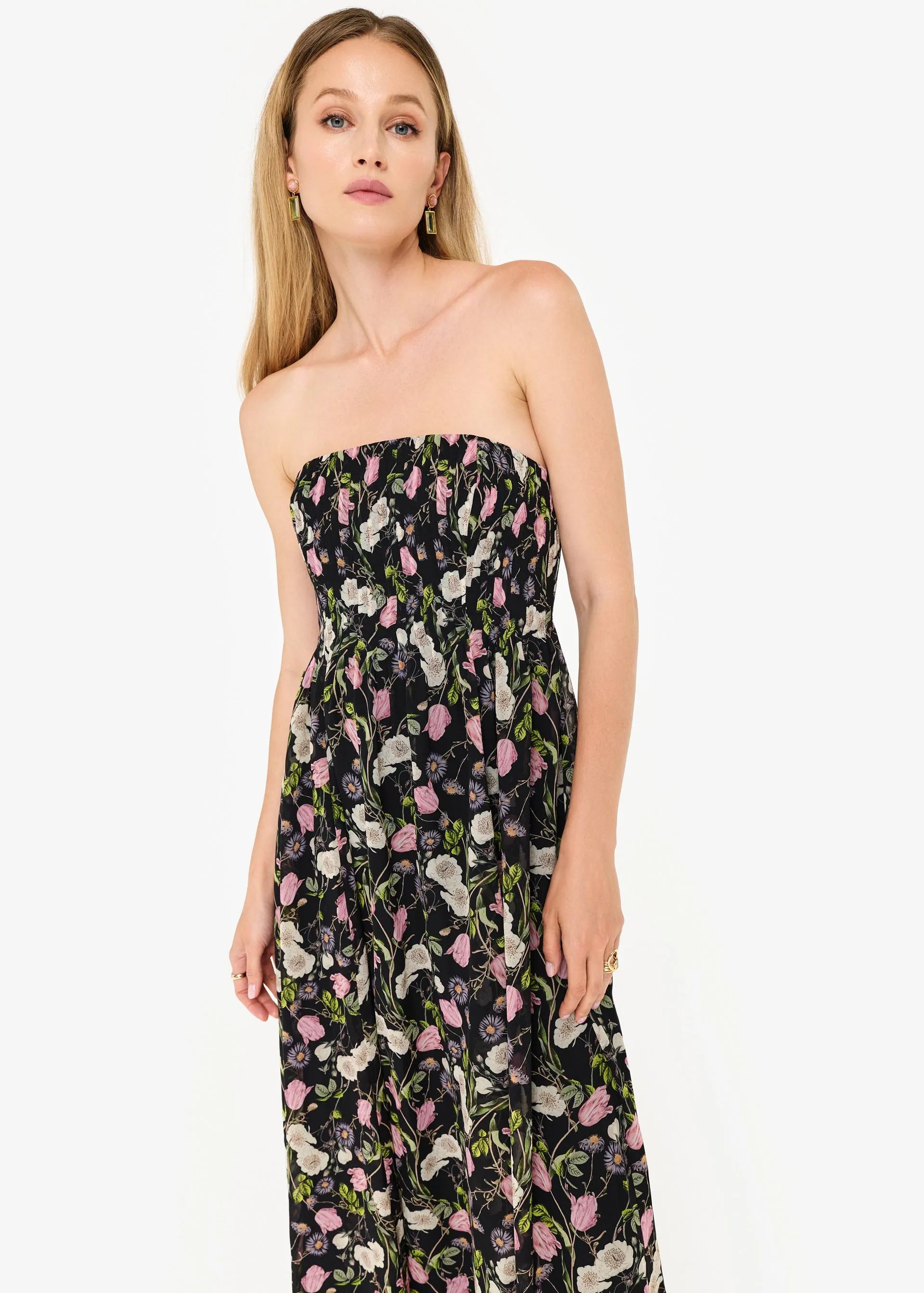 Minoa Strapless Gown Midnight Gardens sold by CAMI product image thumbnail 3