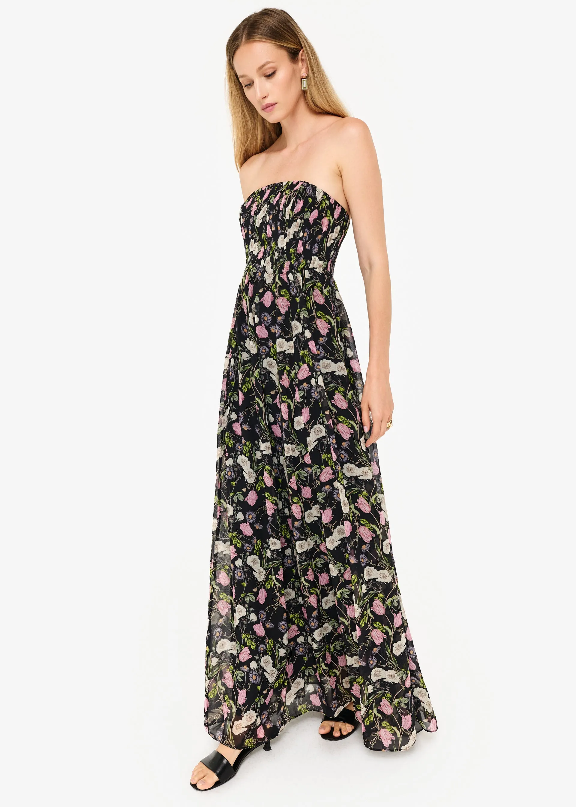 Minoa Strapless Gown Midnight Gardens sold by CAMI product image thumbnail 4