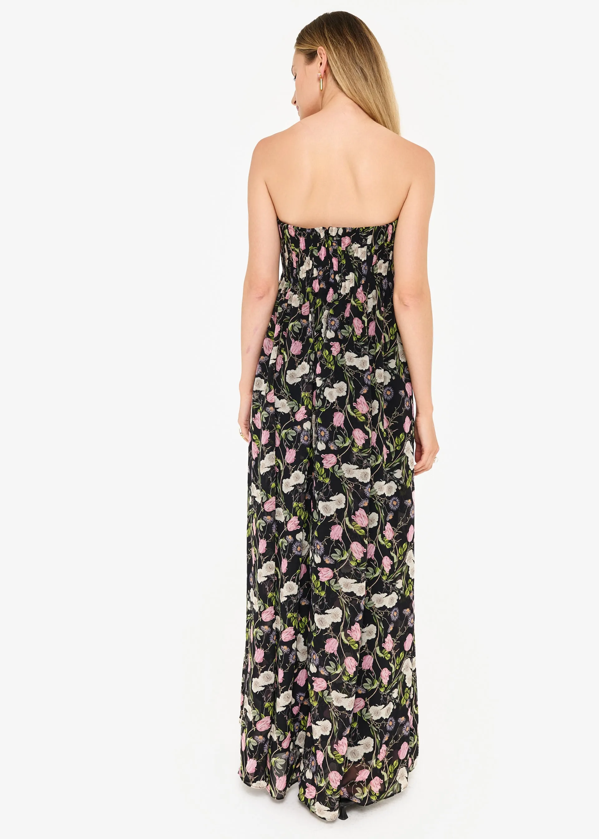 Minoa Strapless Gown Midnight Gardens sold by CAMI product image thumbnail 5