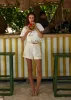 Ravi Linen Short Macadamia sold by Cami NYC