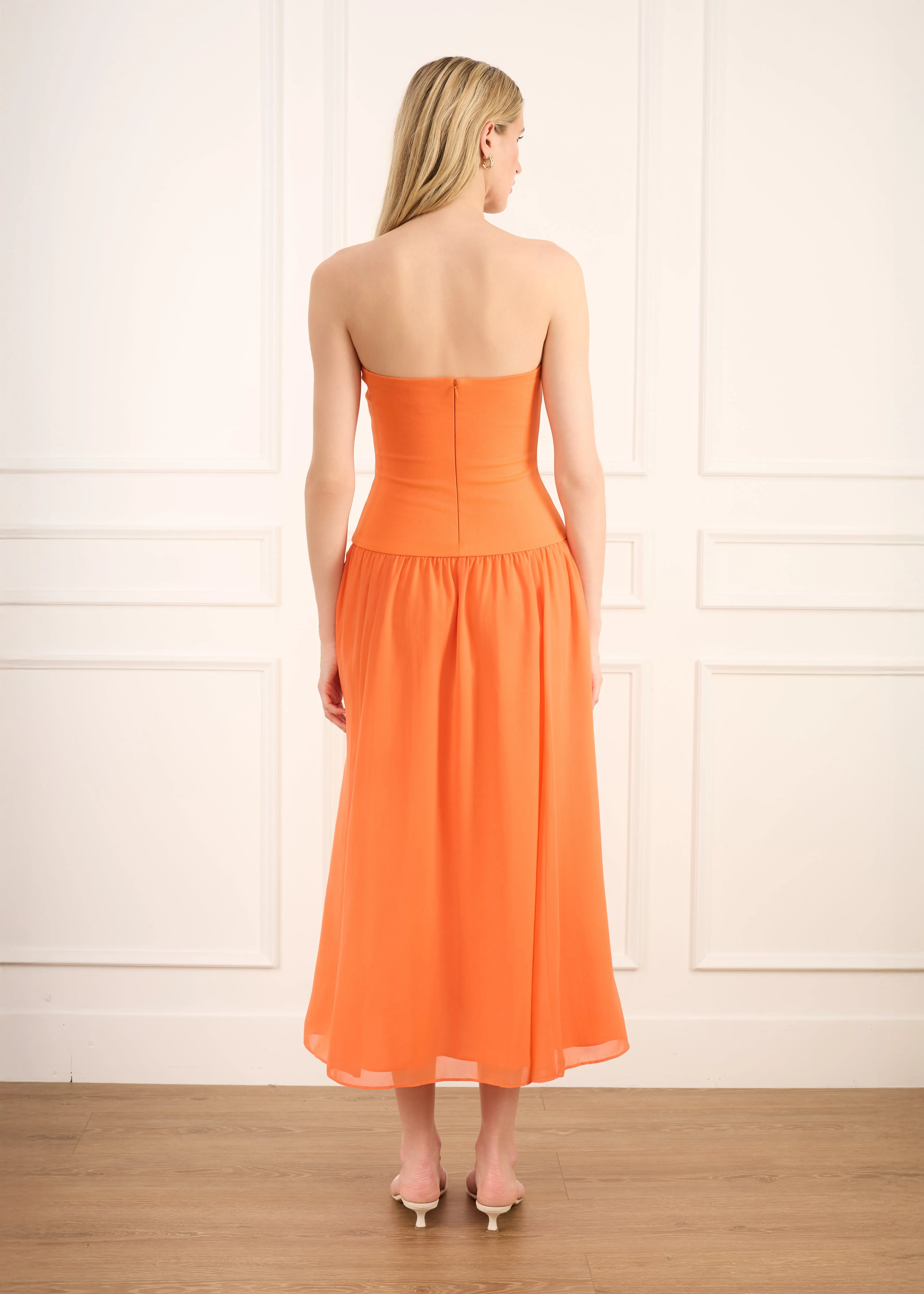 Bari Strapless Dress Clementine sold by CAMI product image thumbnail 4