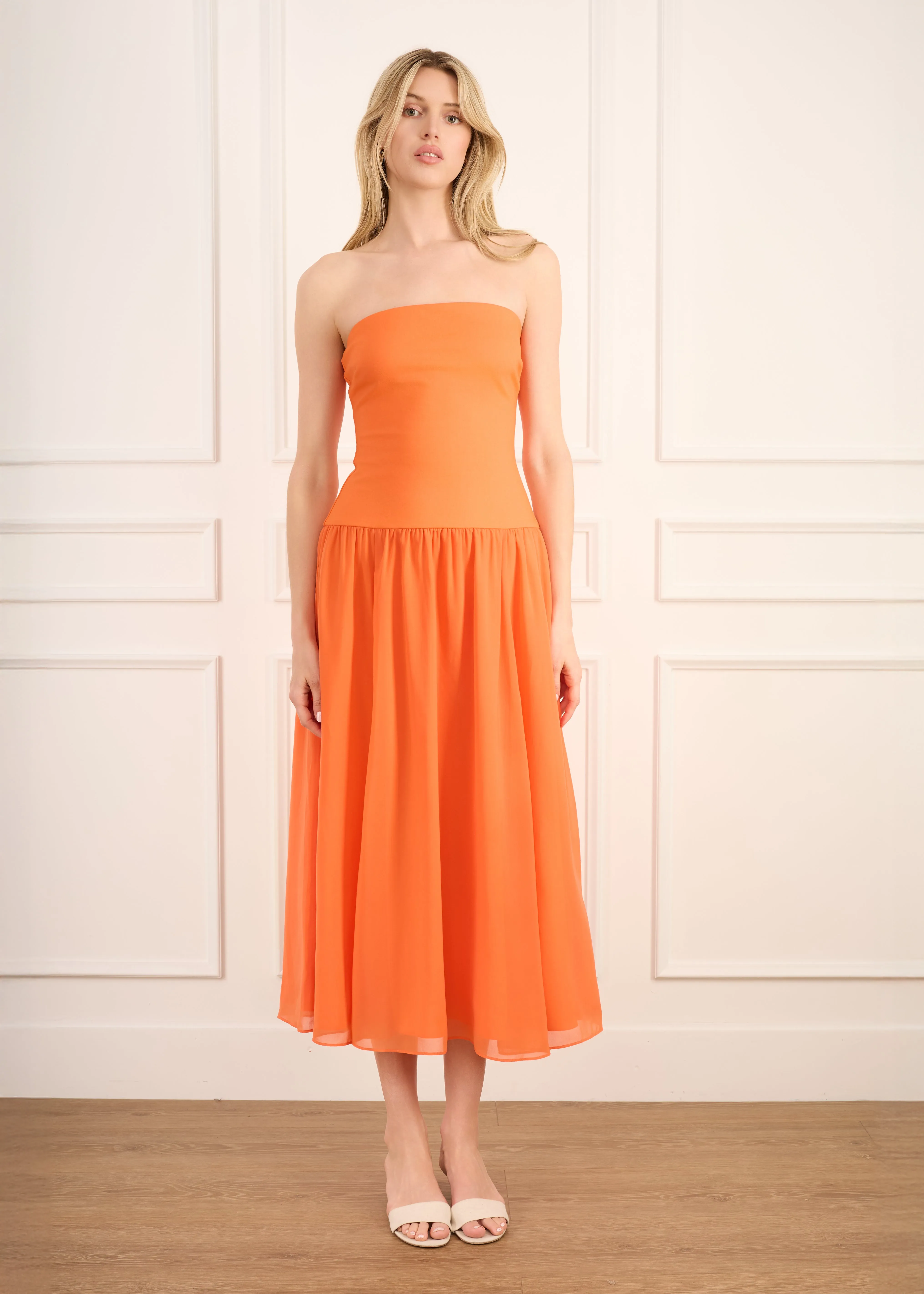 Bari Strapless Dress Clementine sold by CAMI product image thumbnail 3