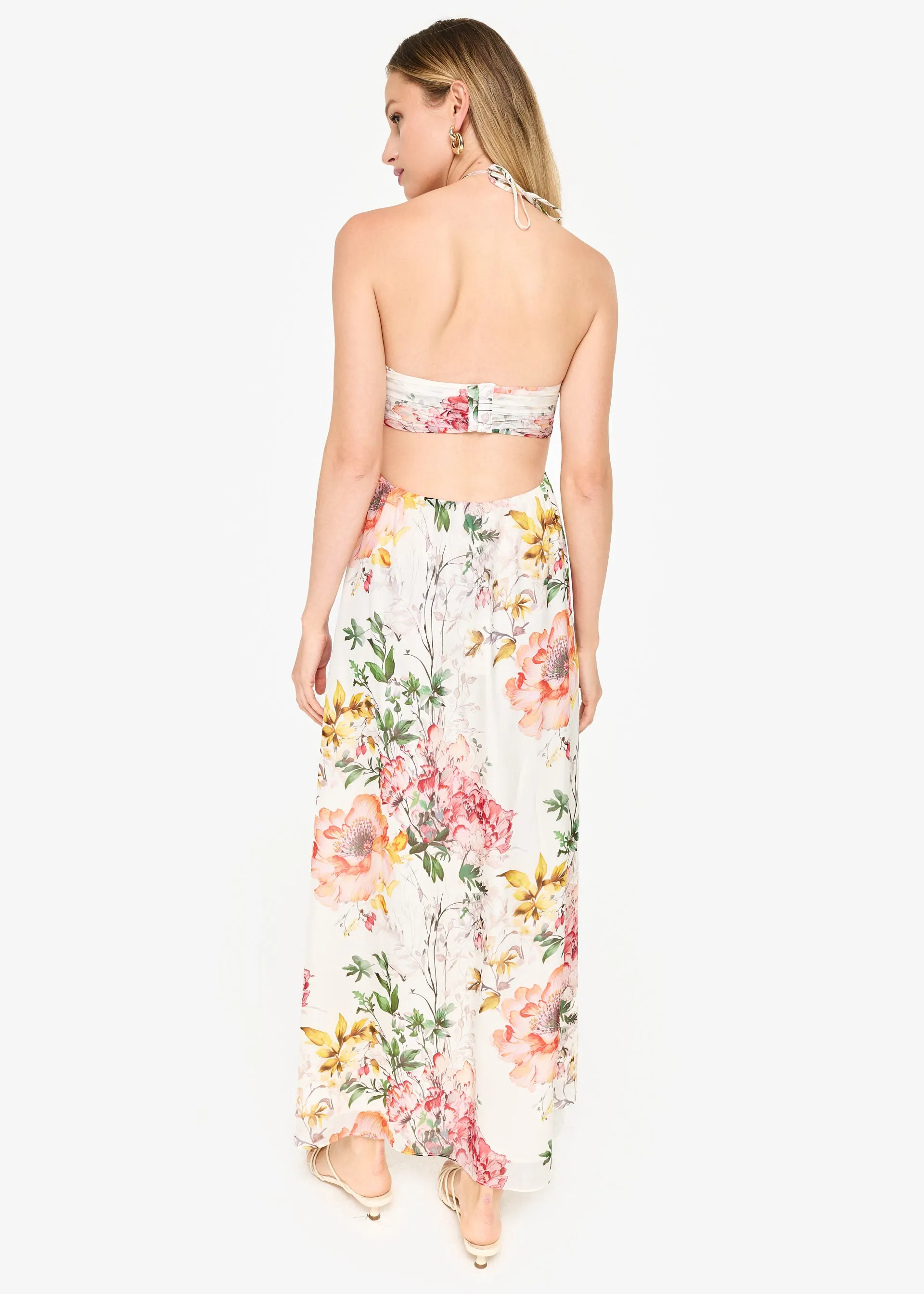 Calliope Chiffon Maxi Dress Summer Solstice sold by Cami NYC product image thumbnail 5