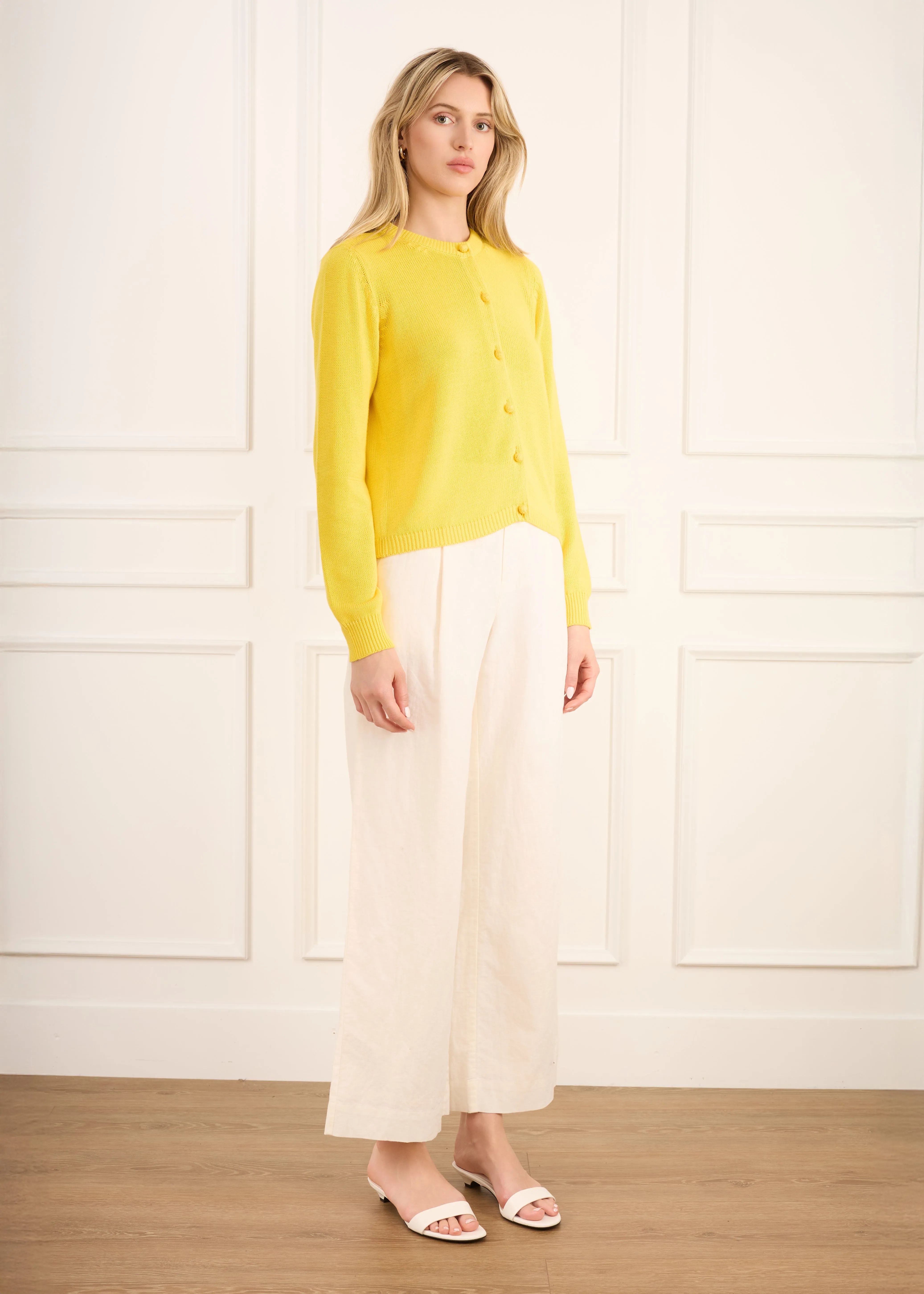 Rufina Cardigan Dandelion sold by Cami NYC product image thumbnail 2